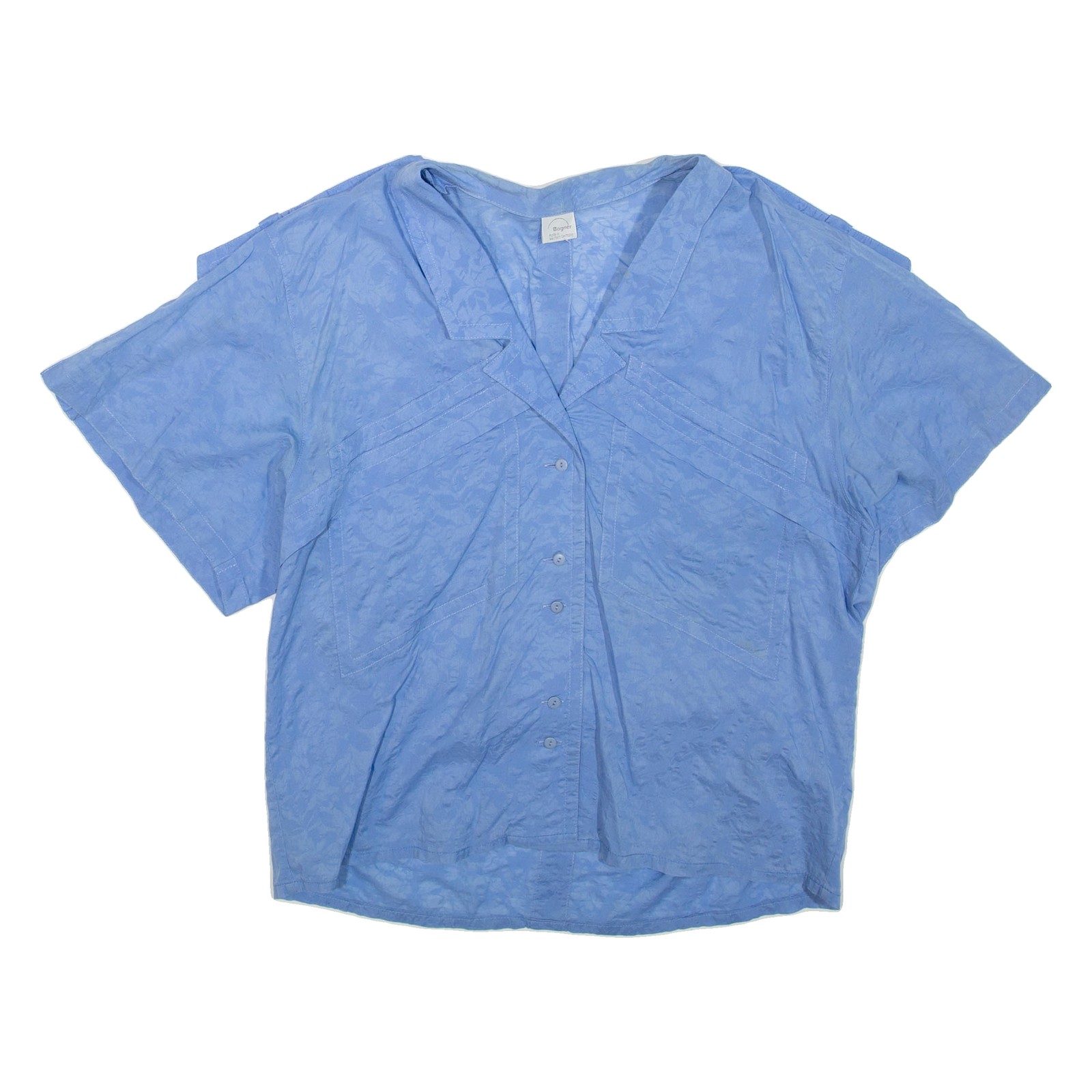 BOGNER Womens Shirt Blue Collared XL Refurbished - N/A refurbished available on Cerqular