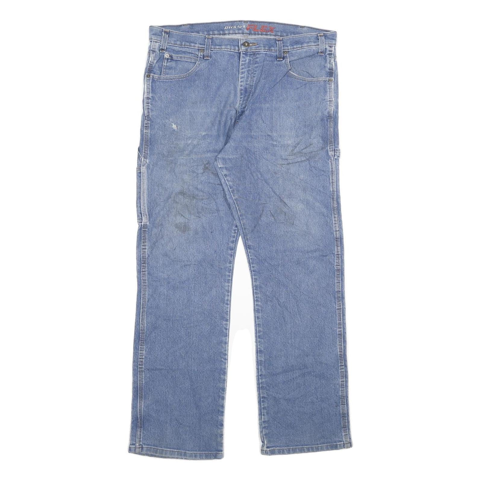 Buy DICKIES Mens Blue Regular Fit Straight Leg Denim Jeans W36 L32 Workwear Relaxed Refurbished - $37.69 DICKIES Mens Blue Regular Fit Straight Leg Denim Jeans W36 L32 Workwear Relaxed Refurbished - N/A refurbished available on Cerqular