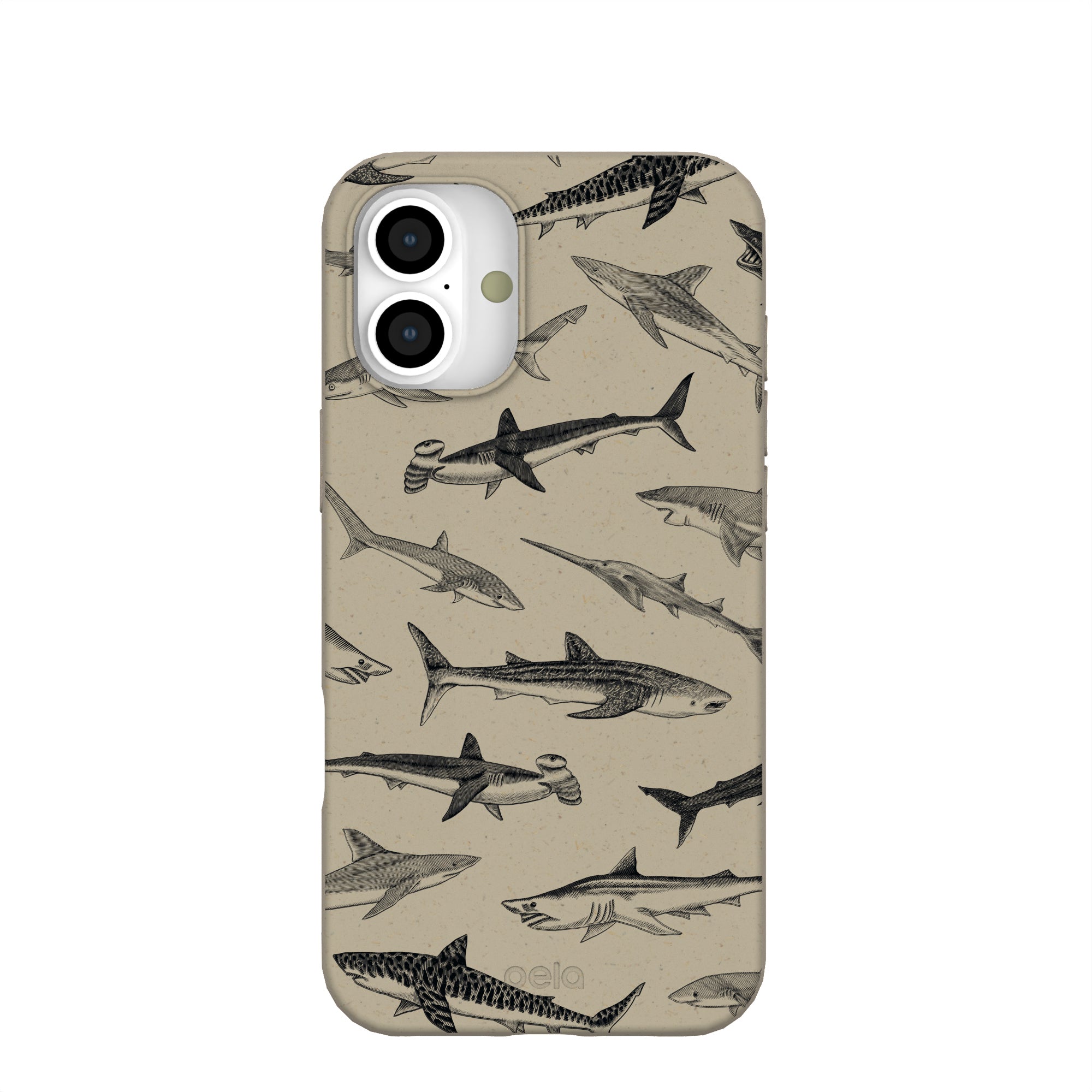 London Fog Shark World iPhone 16 Plus Case Refurbished - Pela Case refurbished available on Cerqular