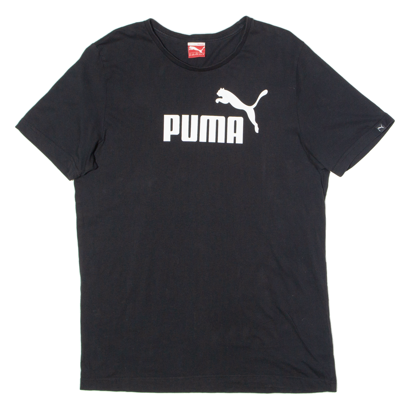 PUMA Mens T-Shirt Black Crew Neck M Refurbished - N/A refurbished available on Cerqular