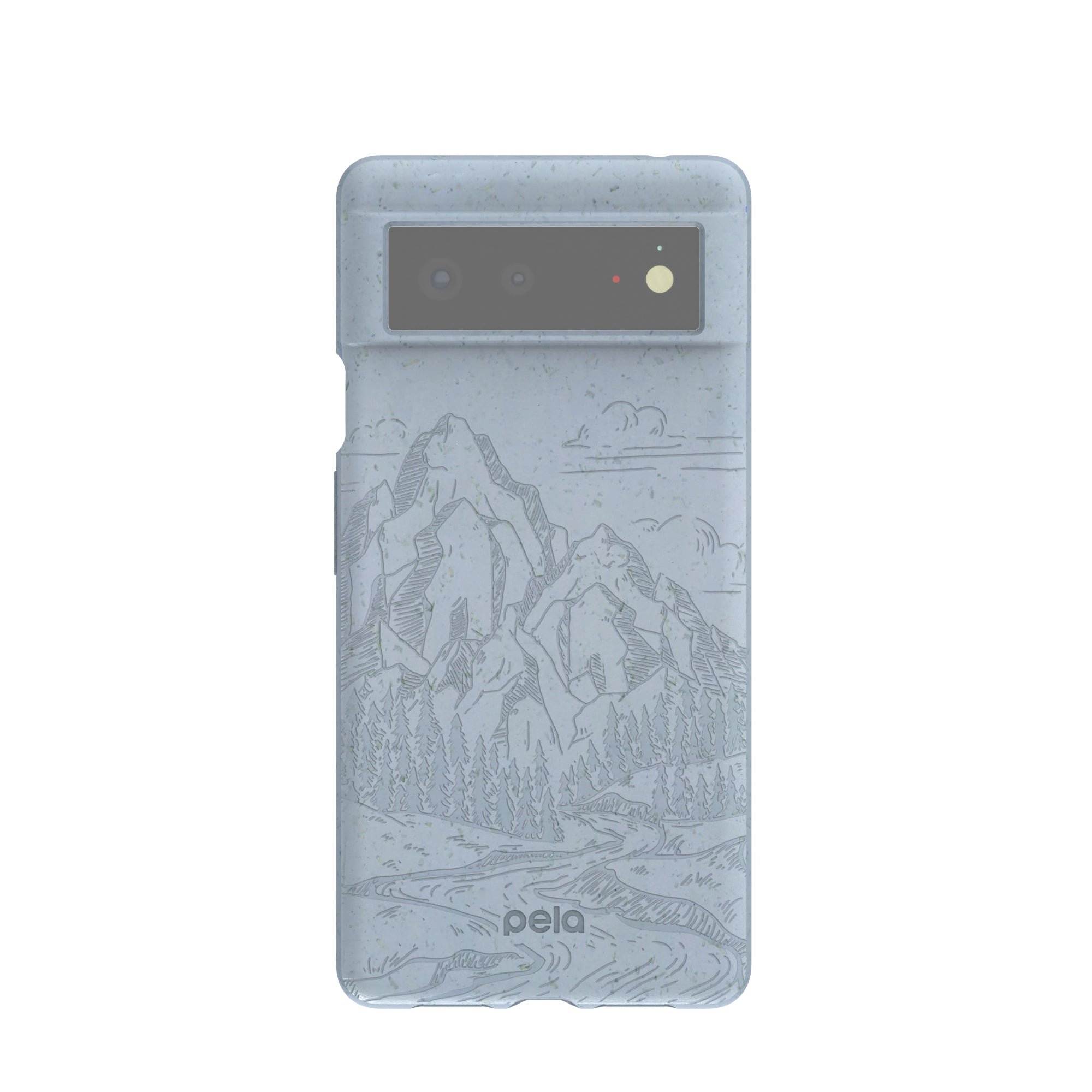 Powder Blue Rockies Google Pixel 6 Case Refurbished - Pela Case refurbished available on Cerqular