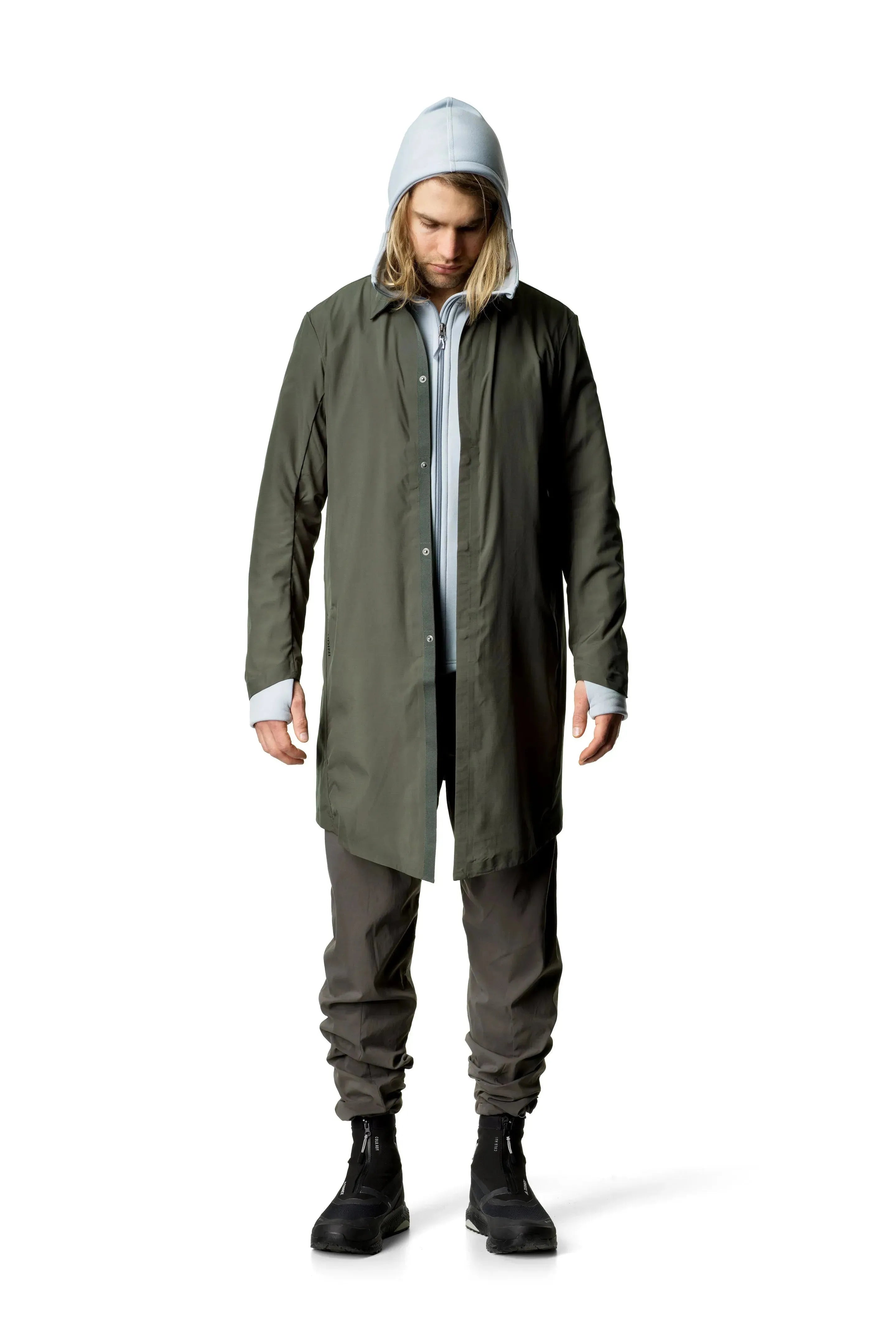 M's Nomad Parka | Color: baremark green | Size: L Refurbished - Houdini Sportswear refurbished available on Cerqular