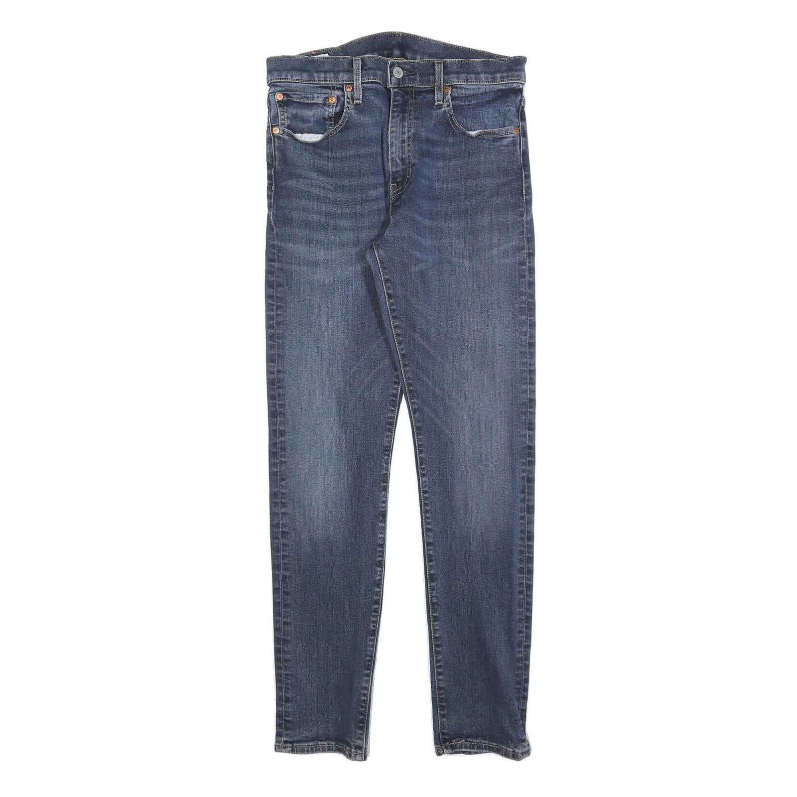 LEVI'S 512 BIG E Mens Slim Jeans Blue Denim W33 L32 Cotton Blend Zip Refurbished - N/A refurbished available on Cerqular