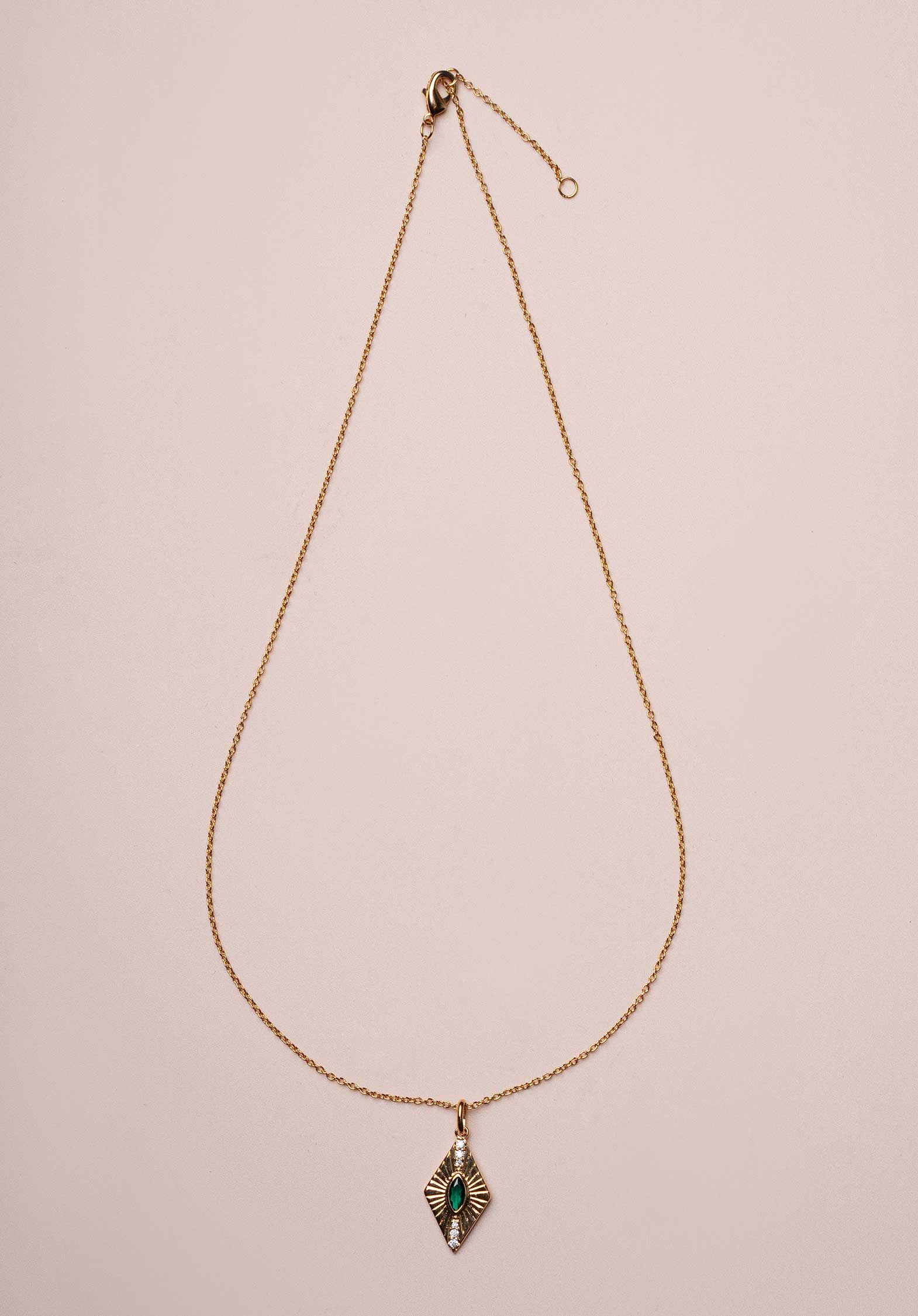 Necklace Liz Collier Green | Color: GREEN | Size: U Refurbished - Rue Madame is a known brand, and the standardized name is " refurbished available on Cerqular
