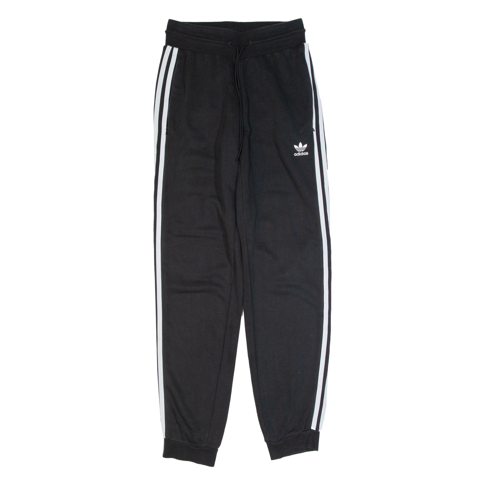 ADIDAS Mens Joggers Black Tapered S W24 L29 Refurbished - N/A refurbished available on Cerqular