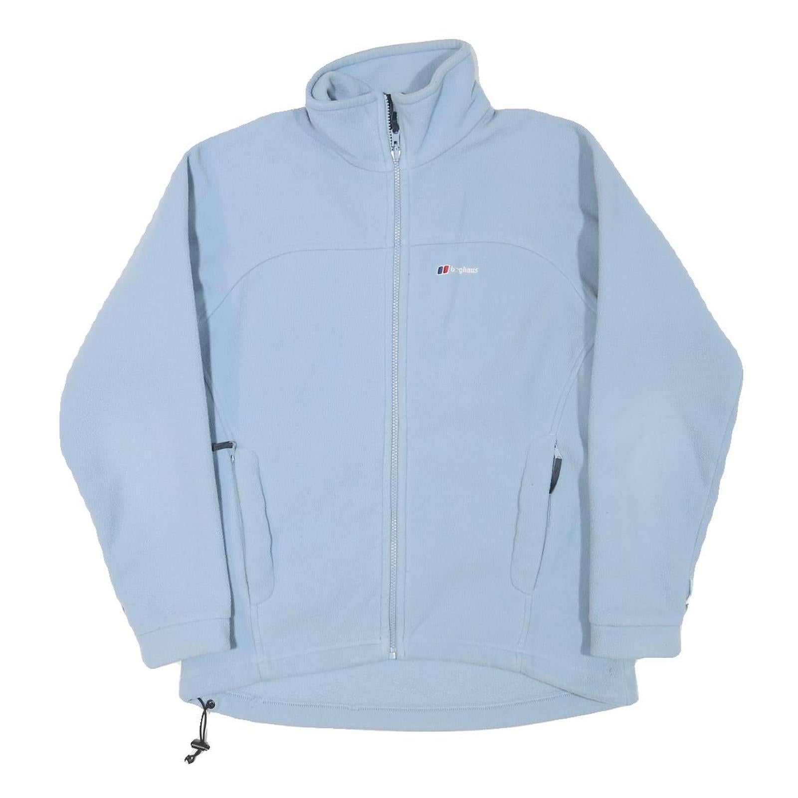 BERGHAUS Womens Blue Jacket M Polyester Blend Plain Zip Outdoor Warm Layer Refurbished - N/A refurbished available on Cerqular