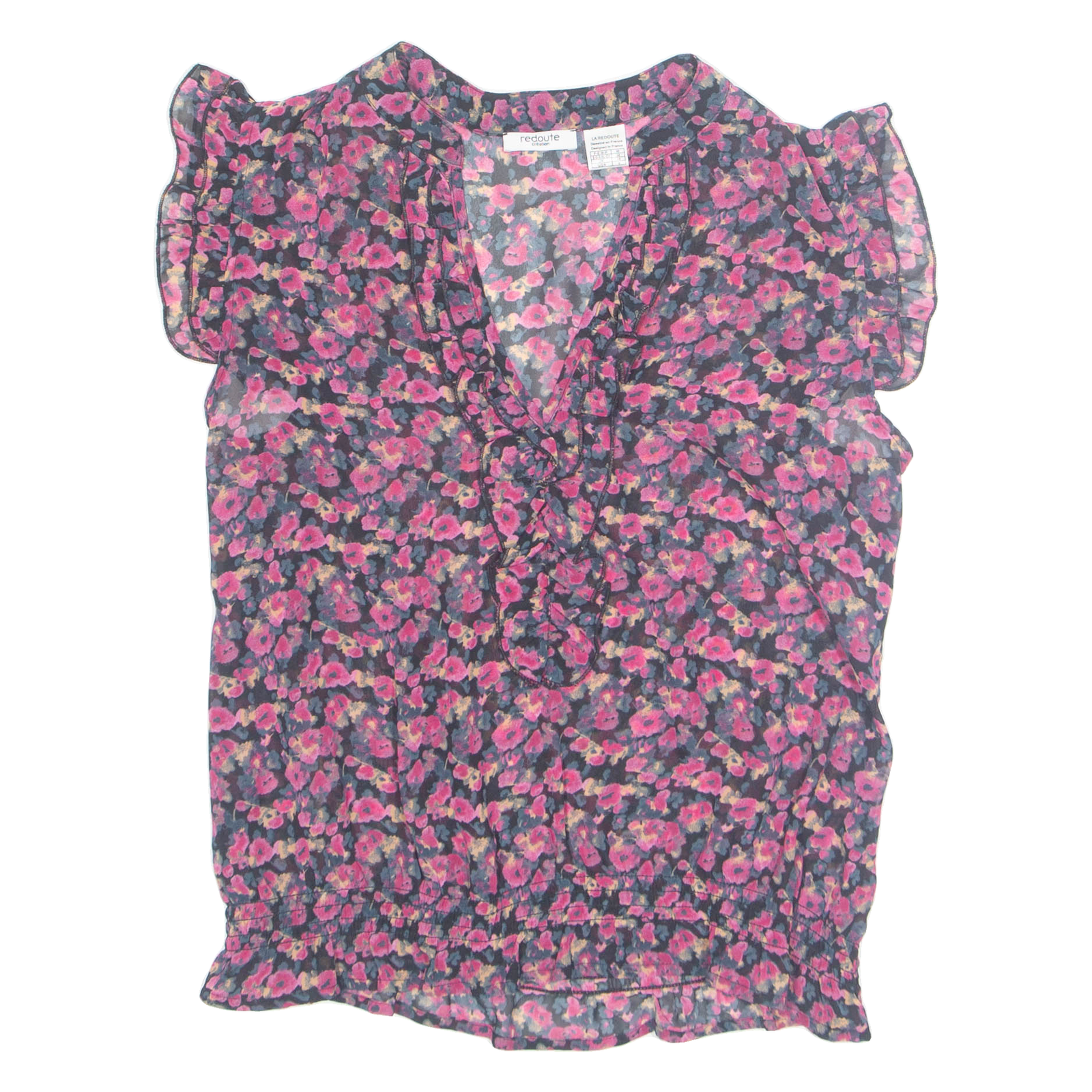 Buy REDOUTE Sheer Womens Printed Blouse Pink V-Neck Floral UK 10 Refurbished - $16.89 REDOUTE Sheer Womens Printed Blouse Pink V-Neck Floral UK 10 Refurbished - N/A refurbished available on Cerqular