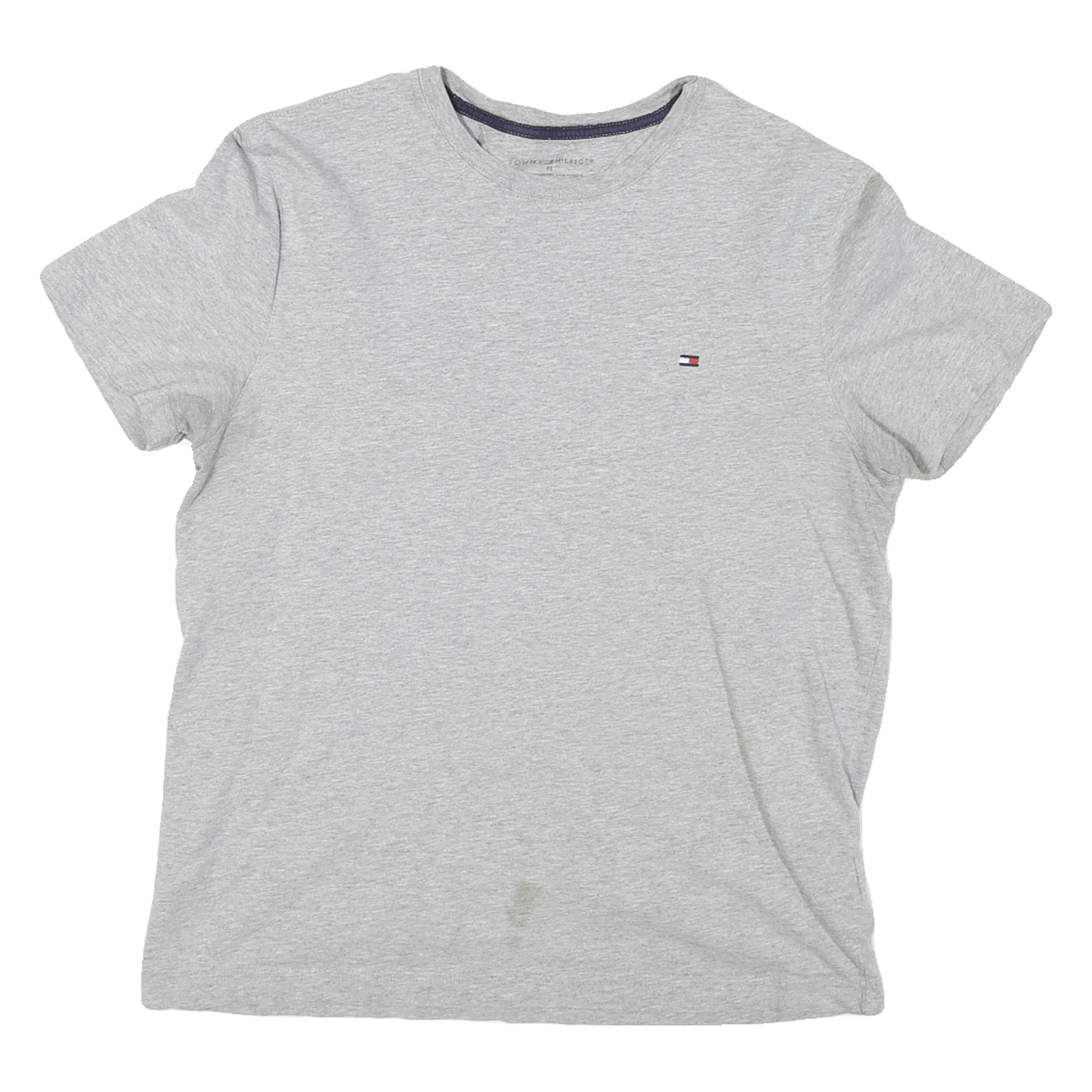 TOMMY HILFIGER Womens Grey Crew Neck Short Sleeve T-Shirt M Cotton Casual Refurbished - N/A refurbished available on Cerqular