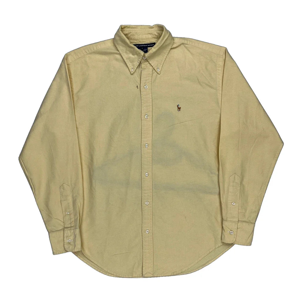 Buy Ralph Lauren Sport Shirt - Small Yellow Cotton Refurbished - $29.47 Ralph Lauren Sport Shirt - Small Yellow Cotton Refurbished - Thrifted (note: this is a term often used to describe second- refurbished available on Cerqular