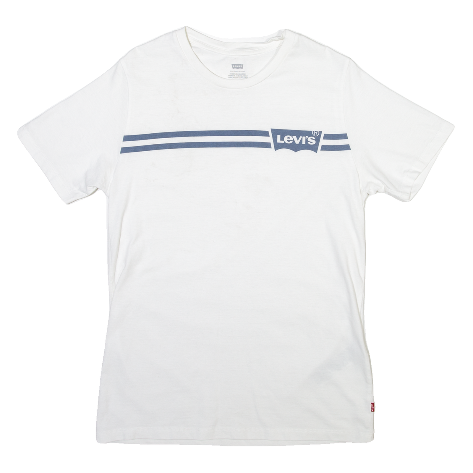 LEVI'S Mens T-Shirt White M Refurbished - N/A refurbished available on Cerqular