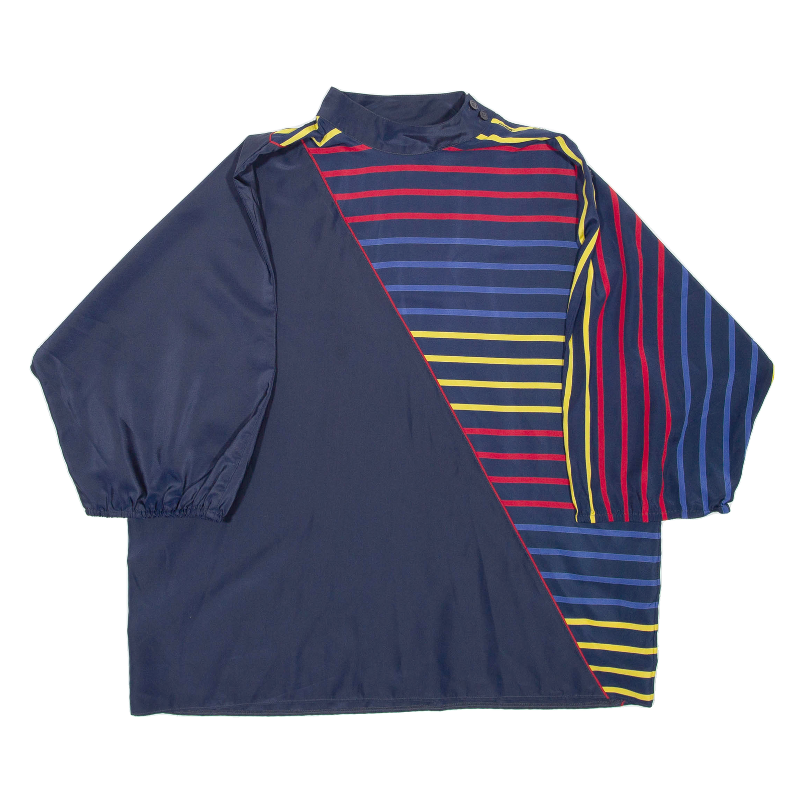 Womens Printed Top Black Long Sleeve Striped XL Refurbished - N/A refurbished available on Cerqular
