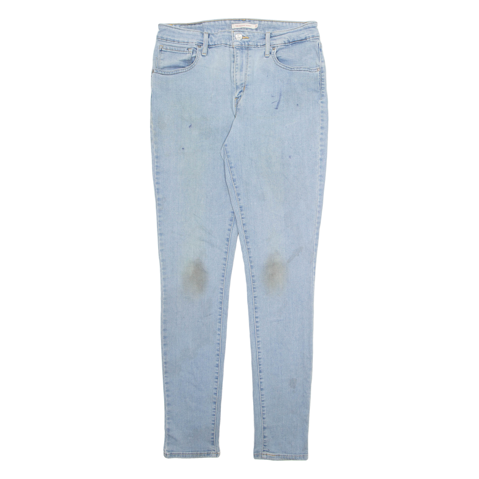 LEVI'S Womens Jeans Blue Regular Skinny W31 L32 Refurbished - N/A refurbished available on Cerqular