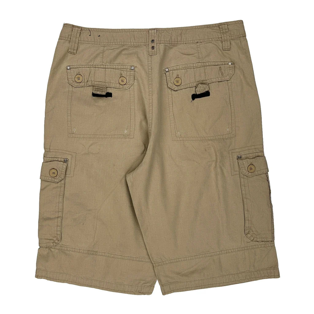 Buy Southpole Cargo Shorts - 38W 13L Beige Cotton Refurbished - $60.29 Southpole Cargo Shorts - 38W 13L Beige Cotton Refurbished - Thrifted (note: this is a term often used to describe second- refurbished available on Cerqular