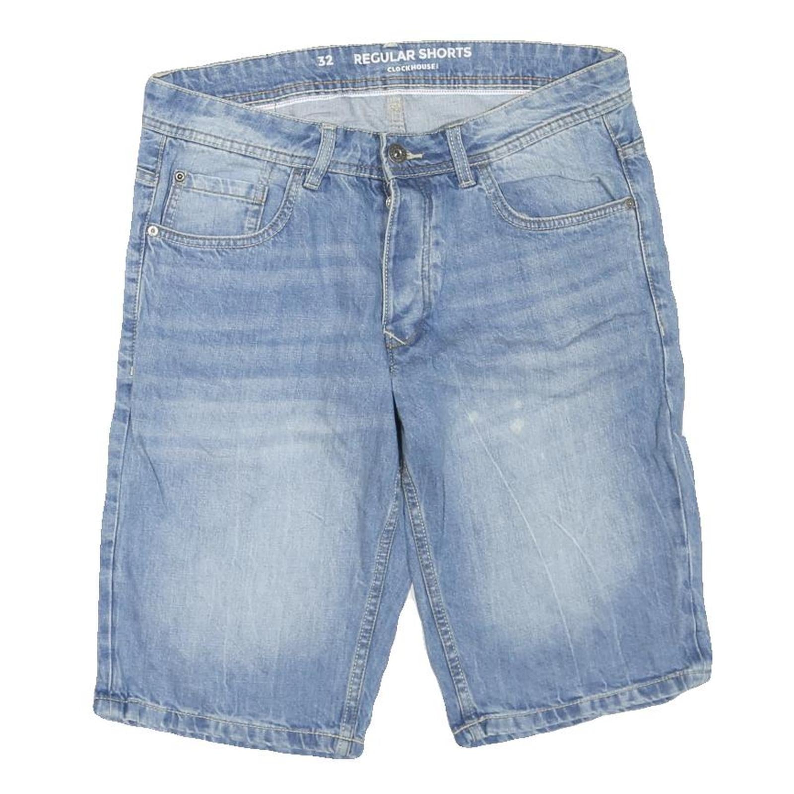 Buy Mens Blue Denim Casual Cotton Blend Regular Shorts M W32 Light Wash Refurbished - $15.59 Mens Blue Denim Casual Cotton Blend Regular Shorts M W32 Light Wash Refurbished - N/A refurbished available on Cerqular