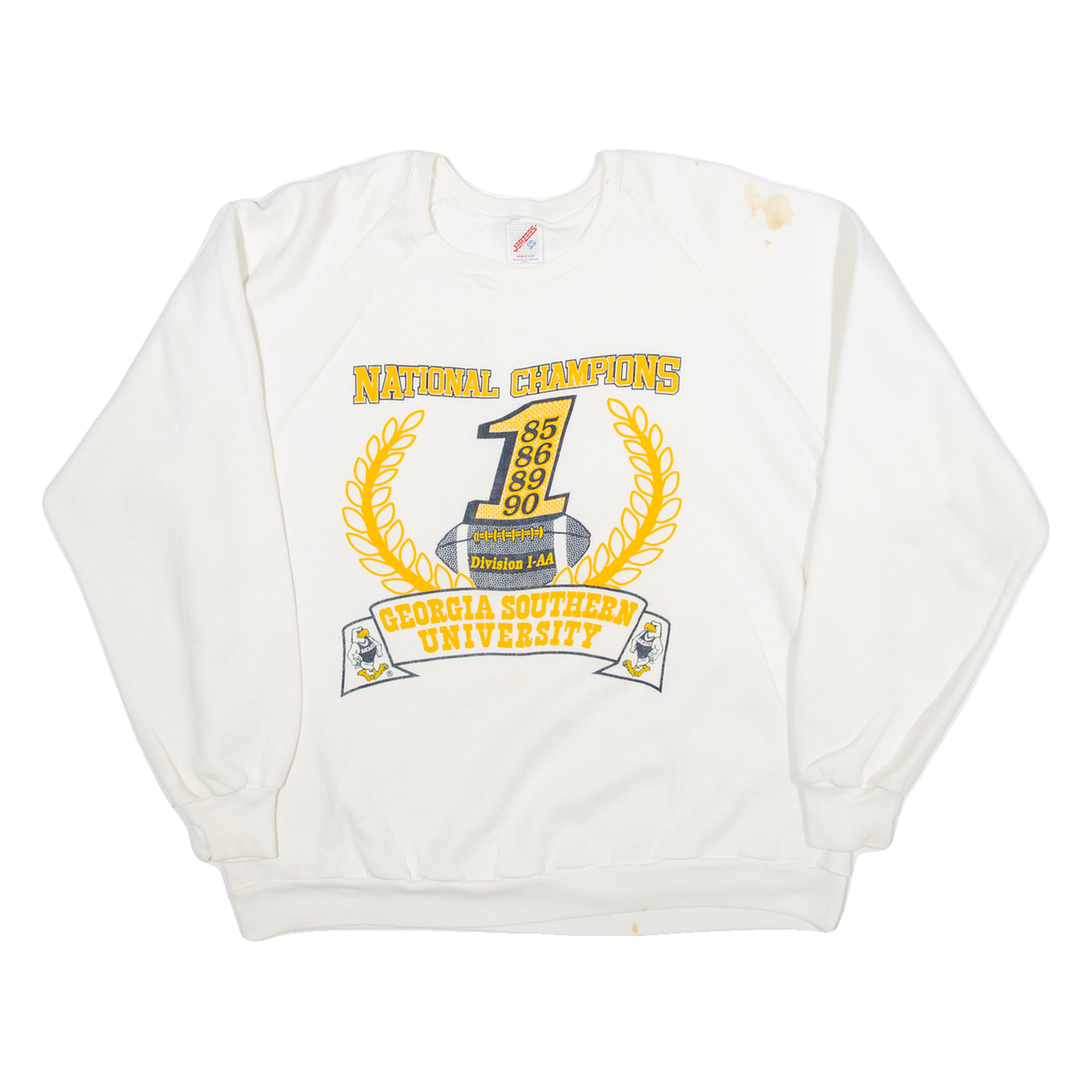 JERZEES Georgia Southern University Womens Sweatshirt White USA 2XL Refurbished - N/A refurbished available on Cerqular