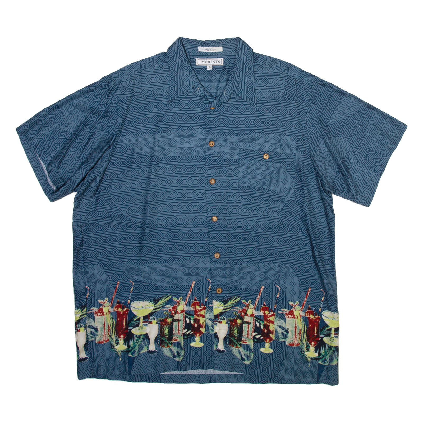 IMPRINTS Mens Shirt Blue Diamond XL Refurbished - N/A refurbished available on Cerqular