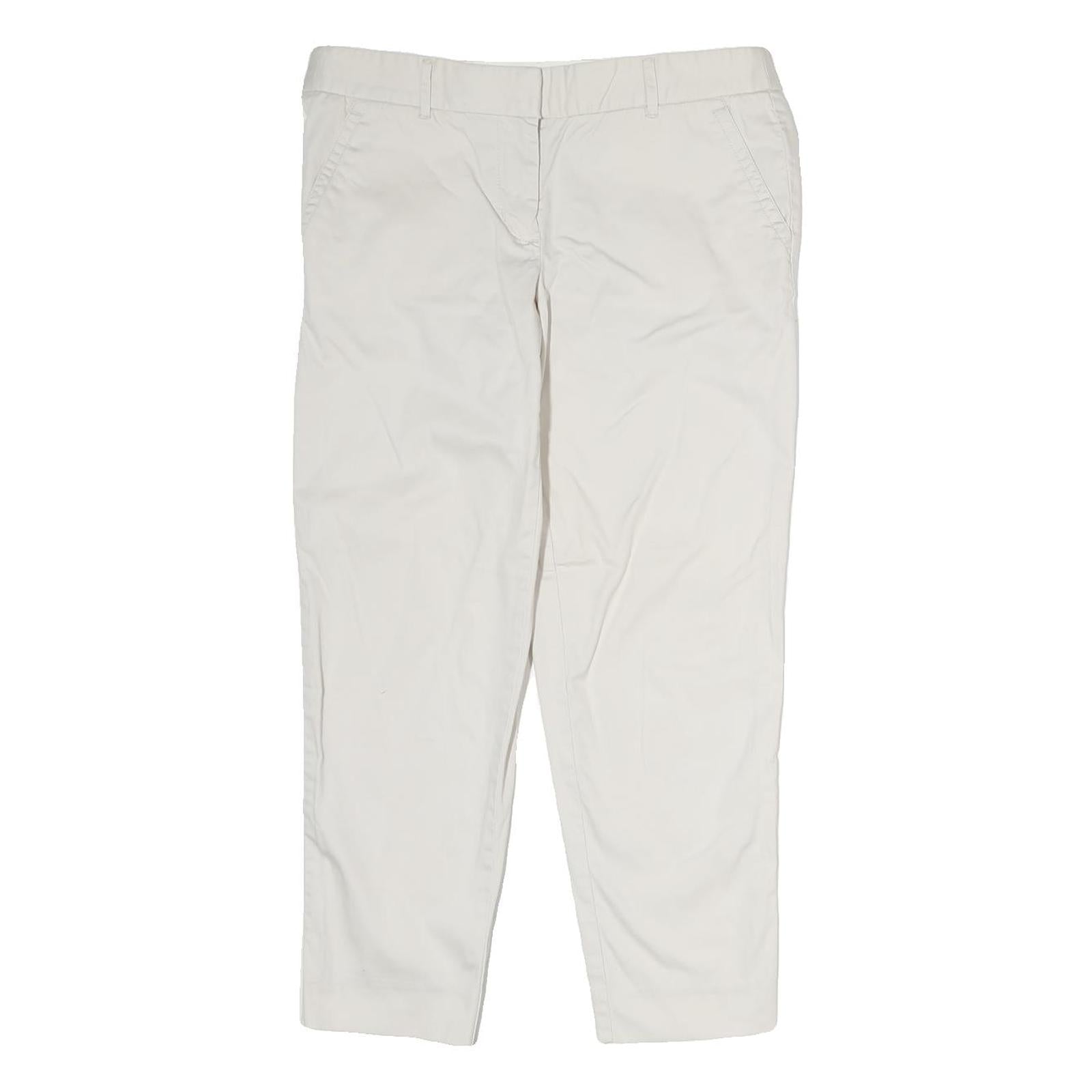 Buy J. CREW Womens White Regular Fit Straight Leg Cotton Blend Trousers W32 L25 Refurbished - $23.39 J. CREW Womens White Regular Fit Straight Leg Cotton Blend Trousers W32 L25 Refurbished - N/A refurbished available on Cerqular