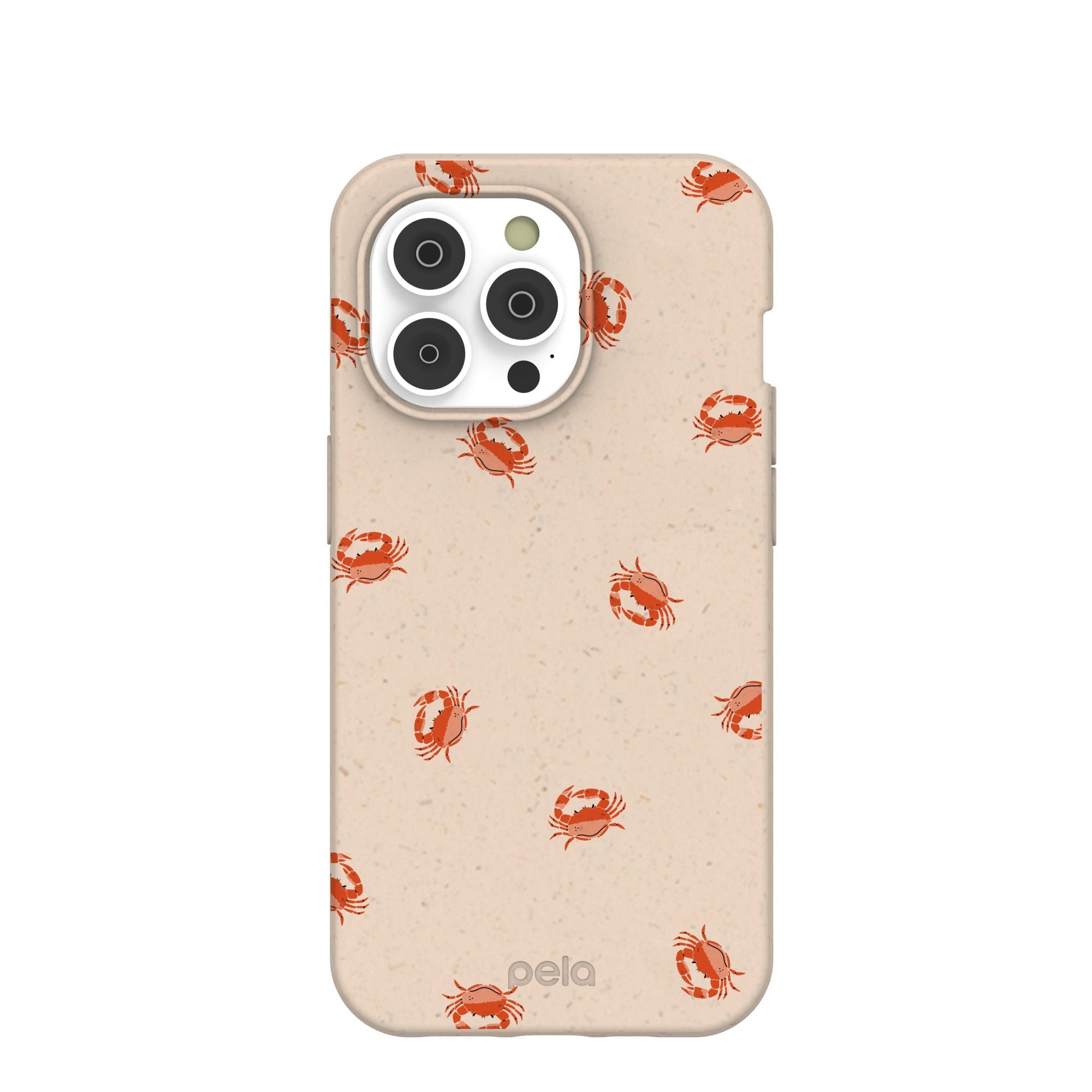 Seashell Lil Crabby iPhone 14 Pro Case Refurbished - Pela Case refurbished available on Cerqular