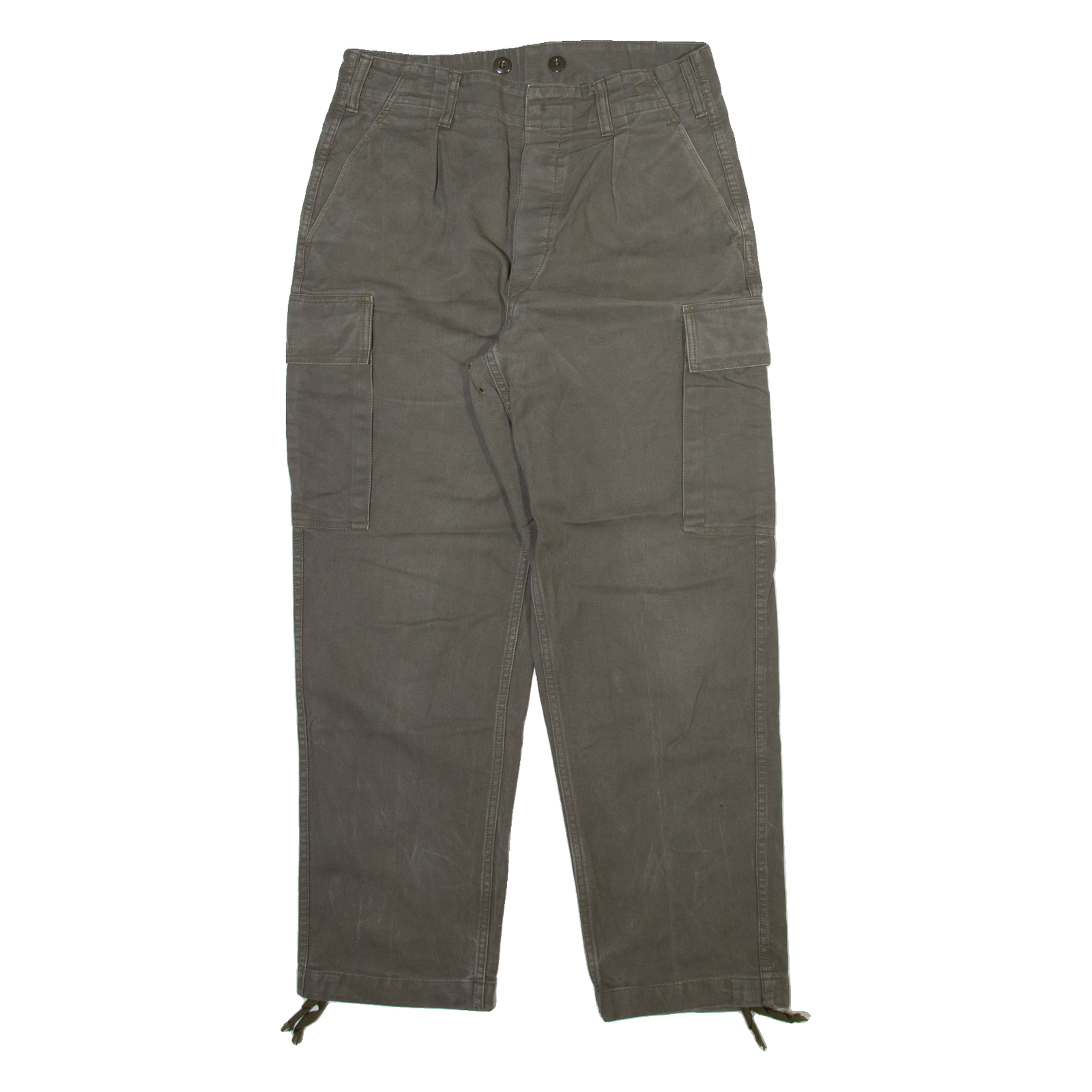 Cargo Mens Trousers Grey Regular Straight W32 L29 Refurbished - N/A refurbished available on Cerqular