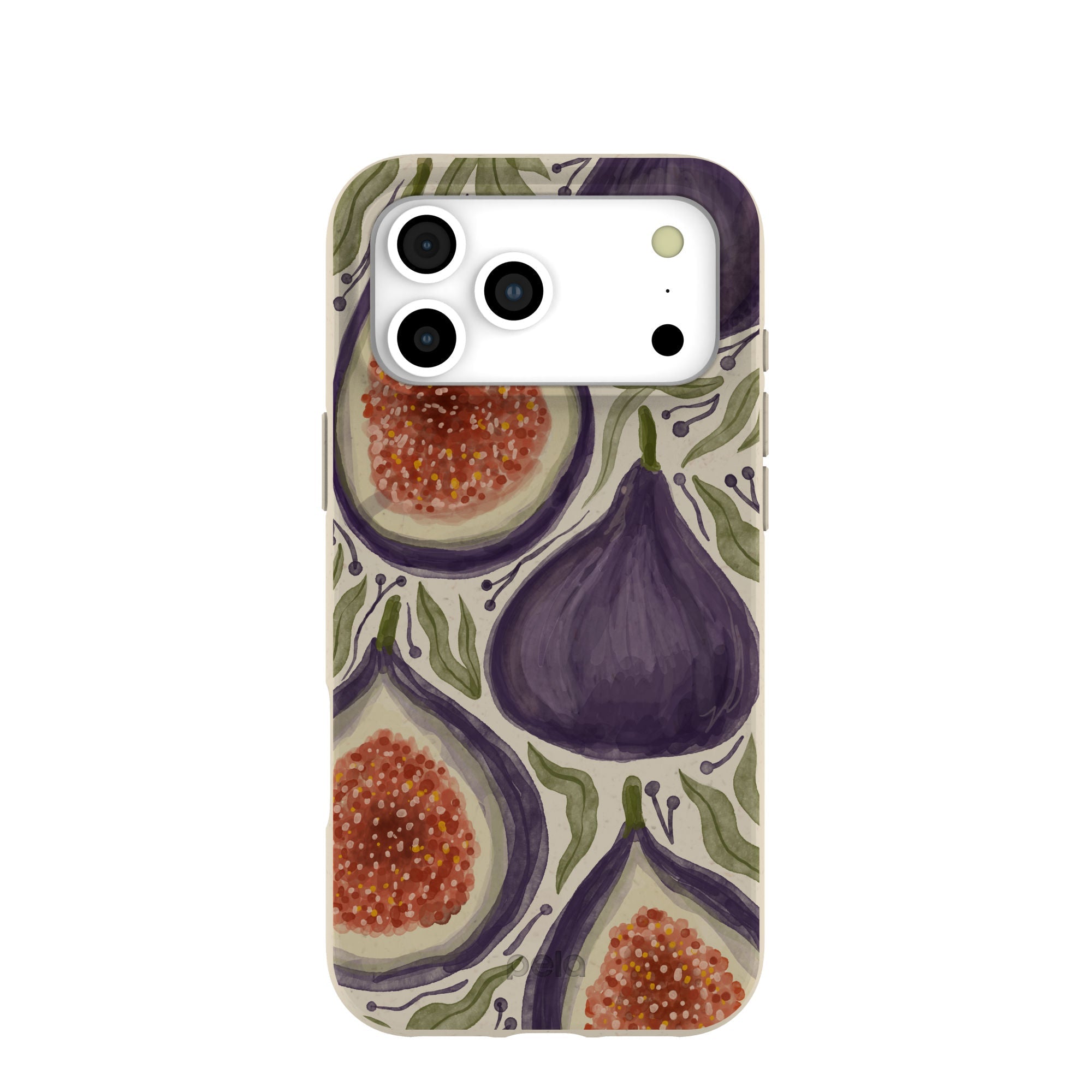 London Fog Fig Season iPhone 17 Pro Max Case | MagSafe Compatibility: Without MagSafe Refurbished - Pela Case refurbished available on Cerqular