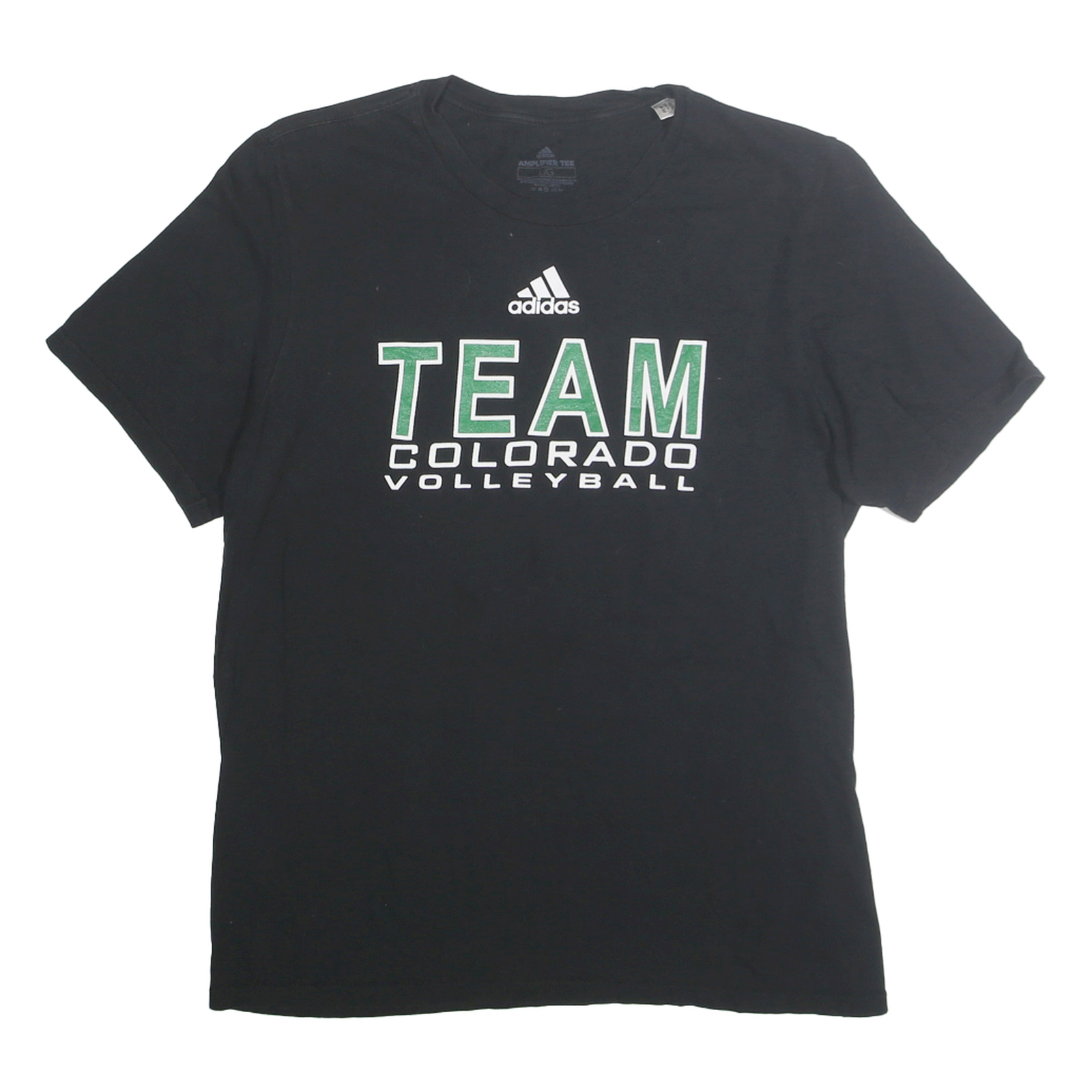 Buy ADIDAS Mens Black Team Colorado Volleyball Graphic T-Shirt L Crew Neck Short Refurbished - $16.89 ADIDAS Mens Black Team Colorado Volleyball Graphic T-Shirt L Crew Neck Short Refurbished - N/A refurbished available on Cerqular