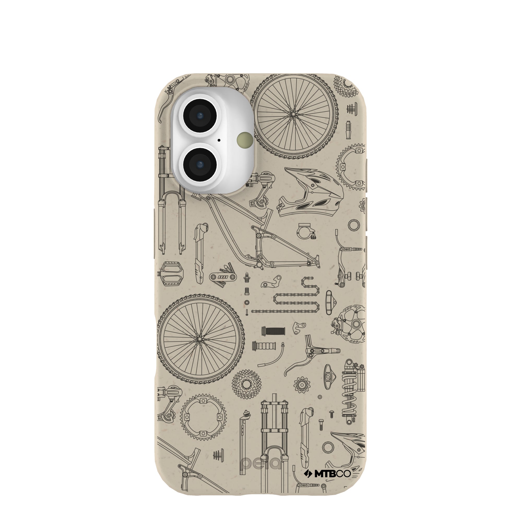 London Fog Changing Gears MTBCO iPhone 16 Case Refurbished - Pela Case refurbished available on Cerqular