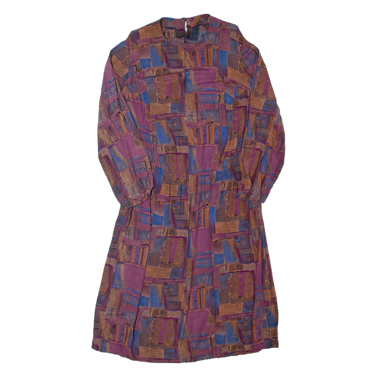 Buy Womens A-Line Dress Purple 90s Geometric Long Sleeve Long L Refurbished - $16.37 Womens A-Line Dress Purple 90s Geometric Long Sleeve Long L Refurbished - N/A refurbished available on Cerqular