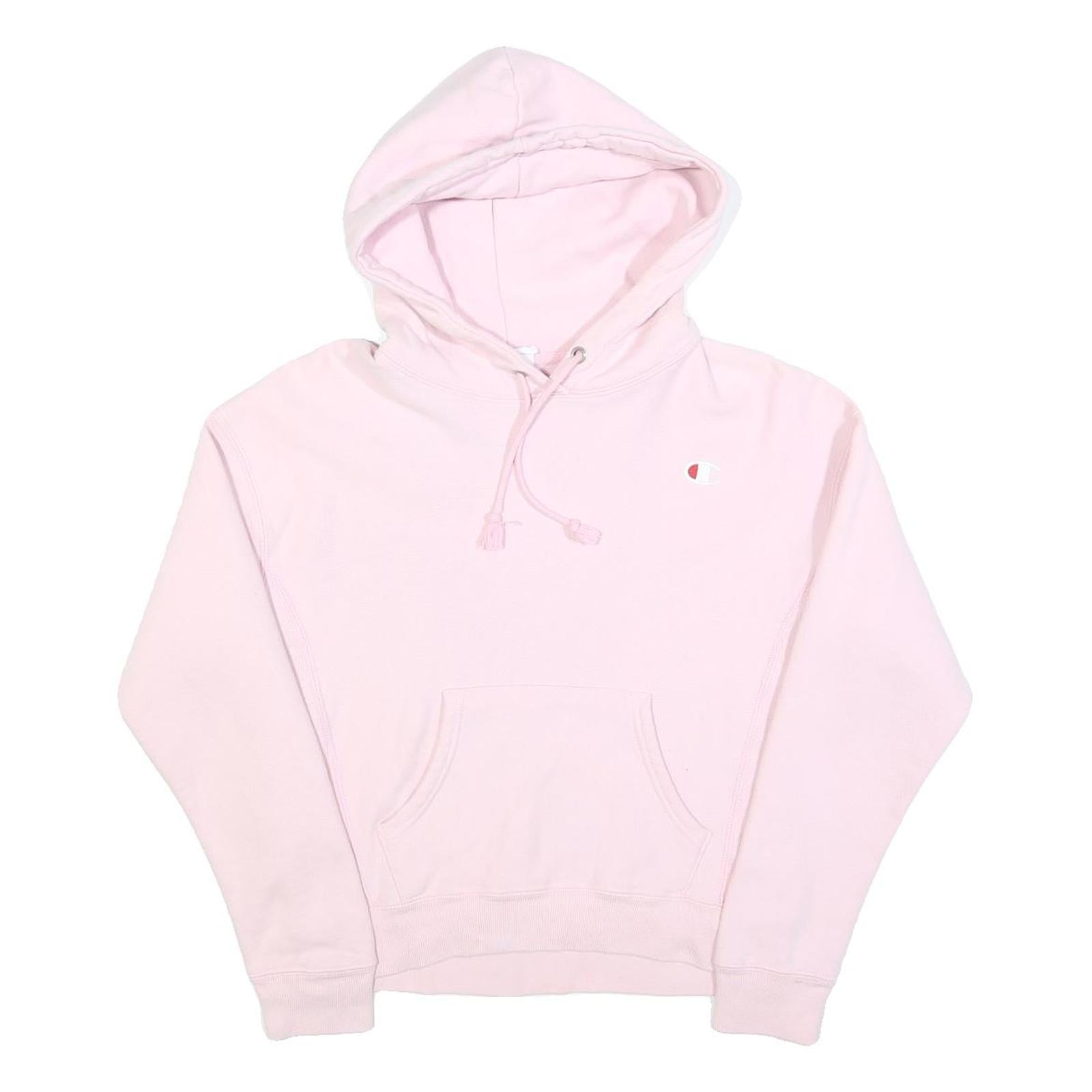 CHAMPION Womens Pink Pullover Hoodie S Cotton Blend Casual Streetwear Refurbished - N/A refurbished available on Cerqular