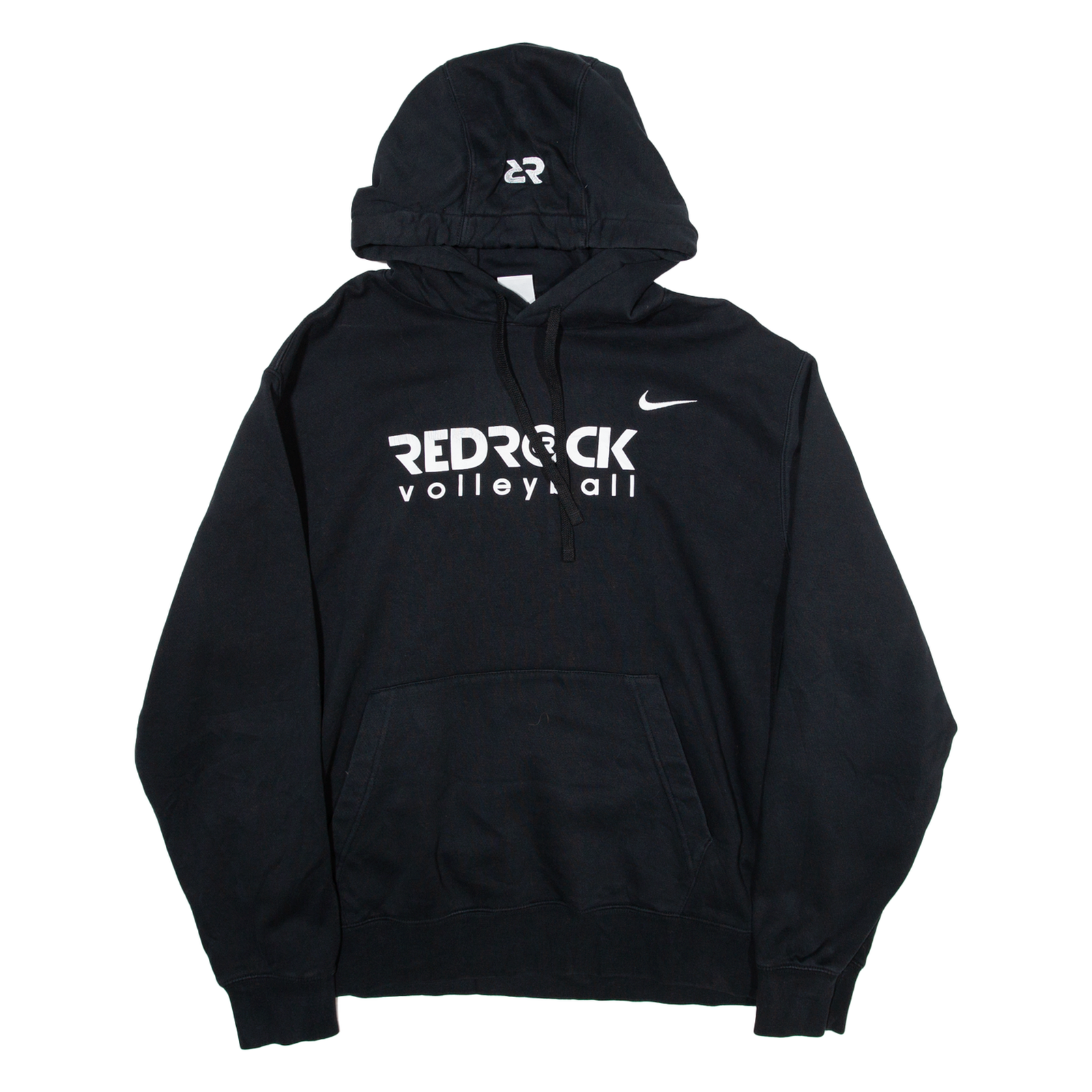 NIKE Red Rock Volleyball Womens Black Hoodie USA L Refurbished - N/A refurbished available on Cerqular