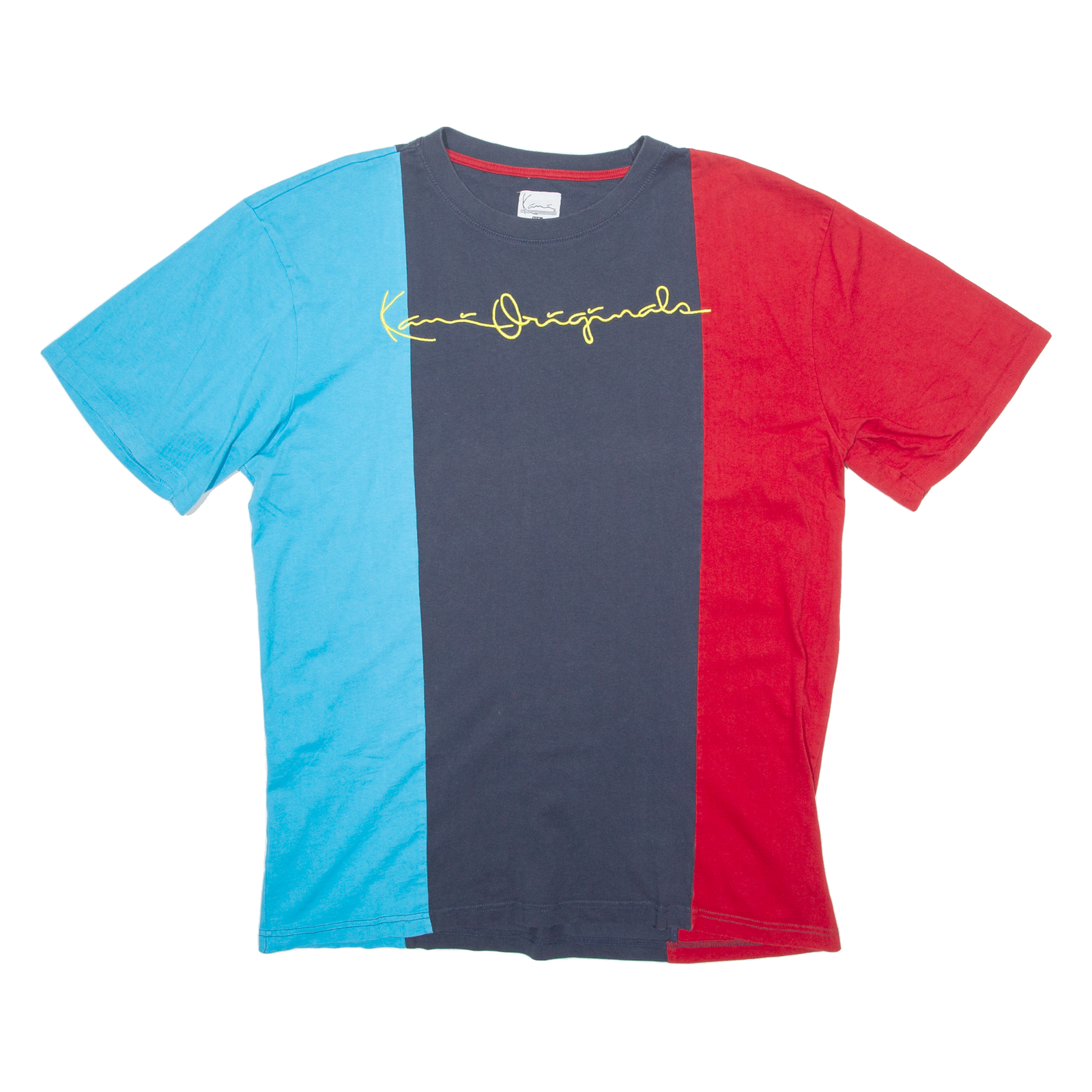 KARL KANI Mens T-Shirt Blue Crew Neck XL Refurbished - N/A refurbished available on Cerqular