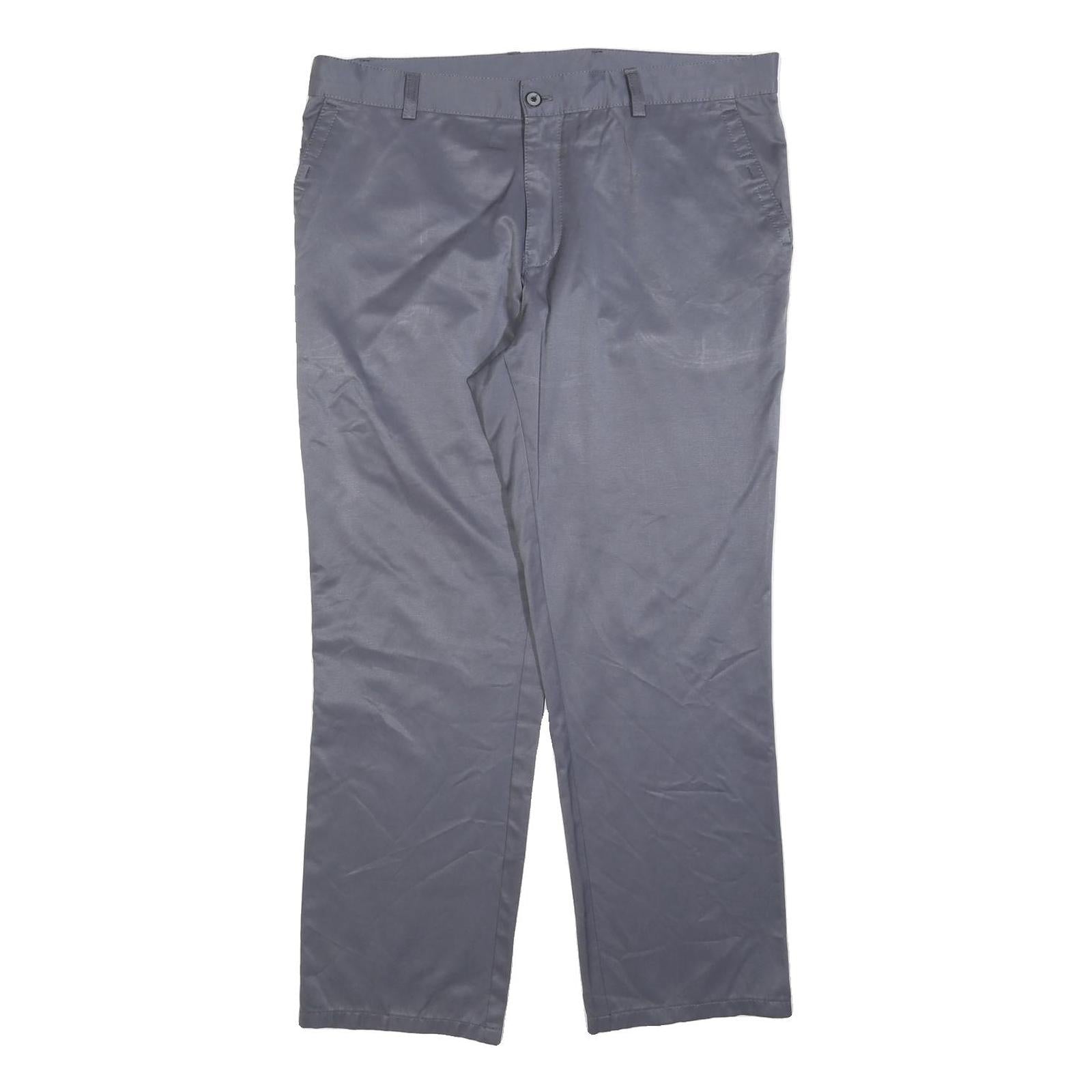 Buy Grey Mens Regular Fit Cotton Blend Trousers W38 L30 Zip Closure Comfortable Refurbished - $23.39 Grey Mens Regular Fit Cotton Blend Trousers W38 L30 Zip Closure Comfortable Refurbished - N/A refurbished available on Cerqular
