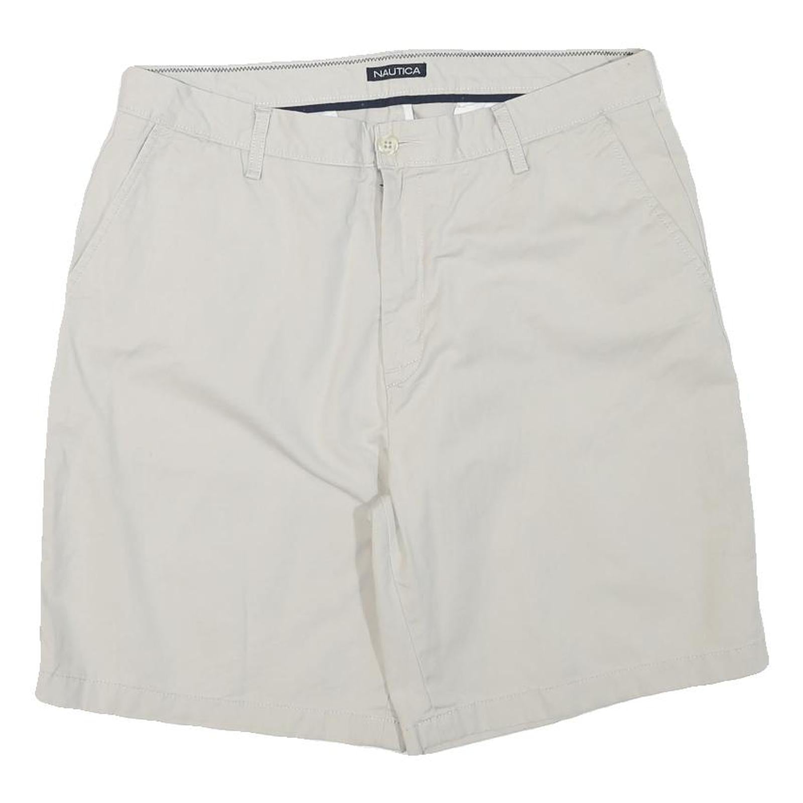 NAUTICA Mens Shorts White Casual XL W36 Classic Cotton Blend Refurbished - N/A refurbished available on Cerqular