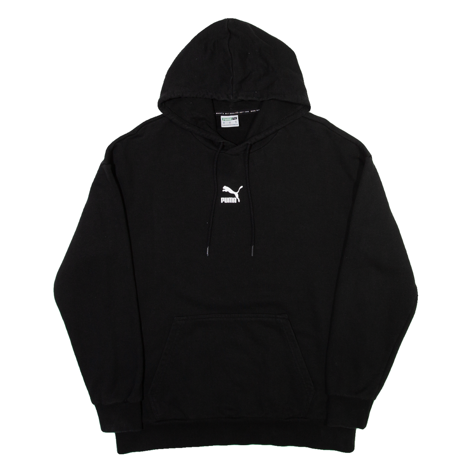 PUMA Mens Black Hoodie M Refurbished - N/A refurbished available on Cerqular