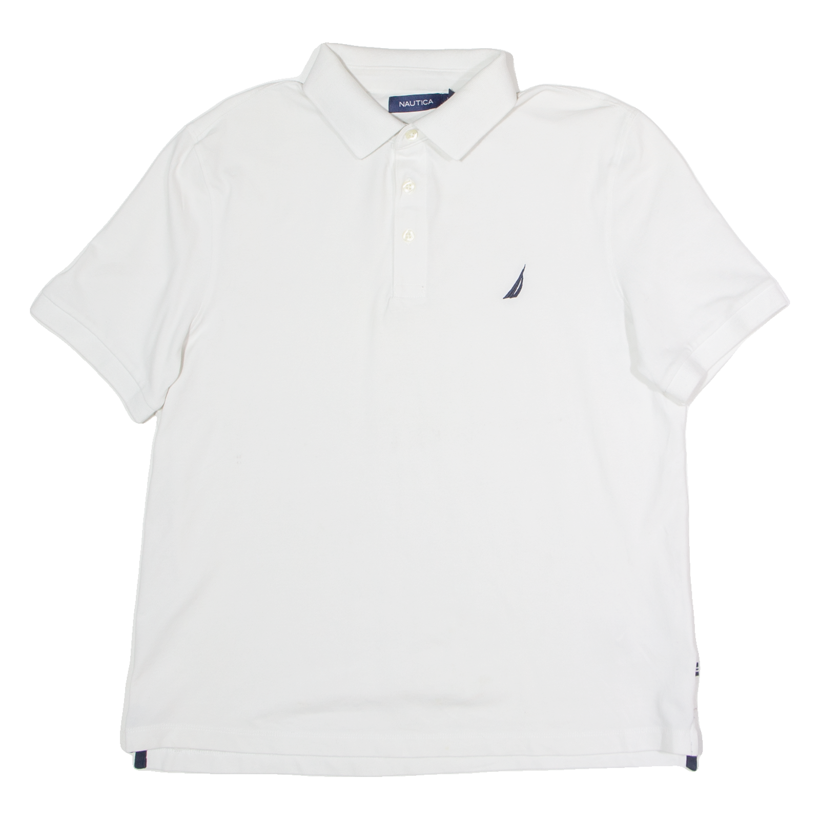 NAUTICA Mens Polo Shirt White M Refurbished - N/A refurbished available on Cerqular