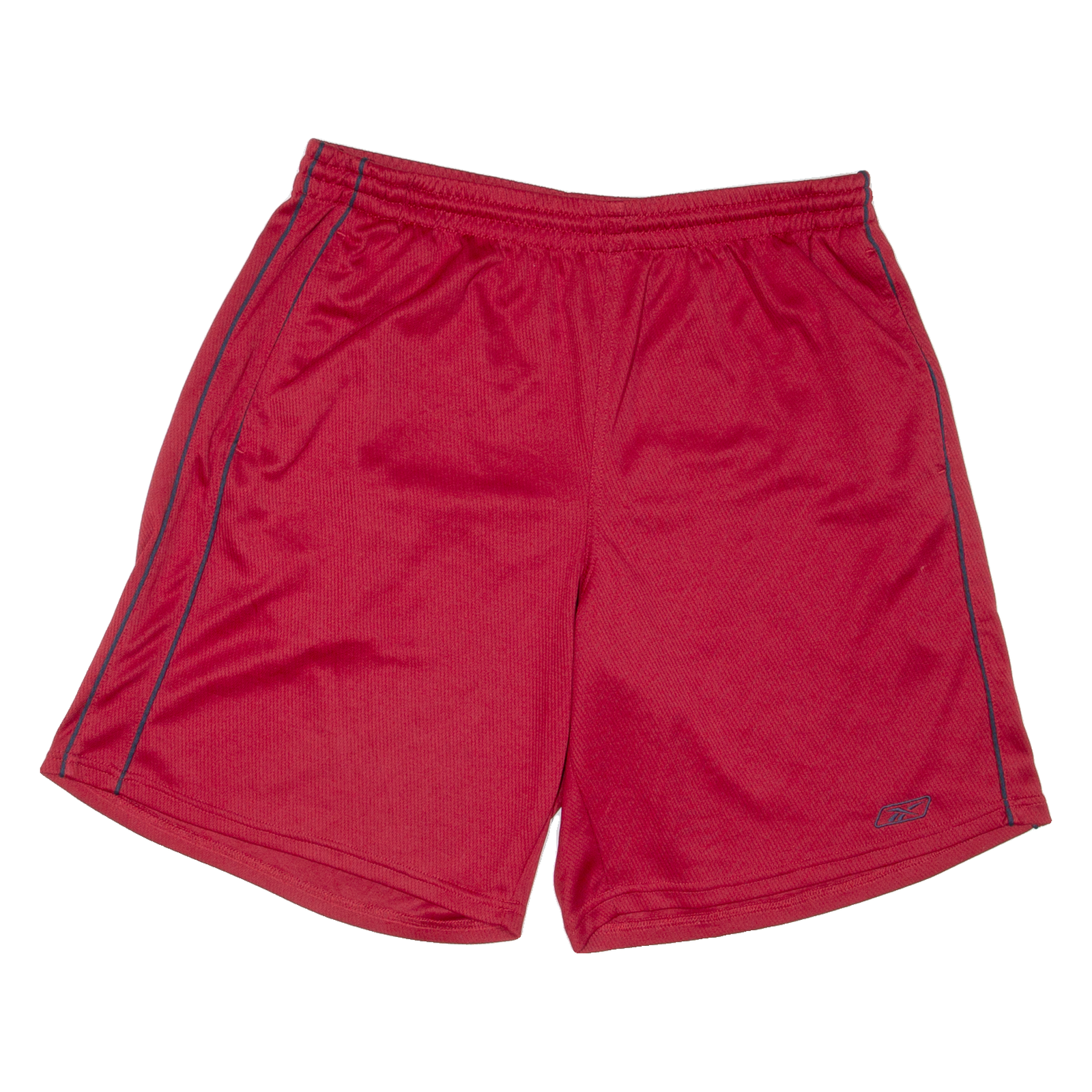 REEBOK Mens Sports Shorts Red Relaxed L W32 Refurbished - N/A refurbished available on Cerqular