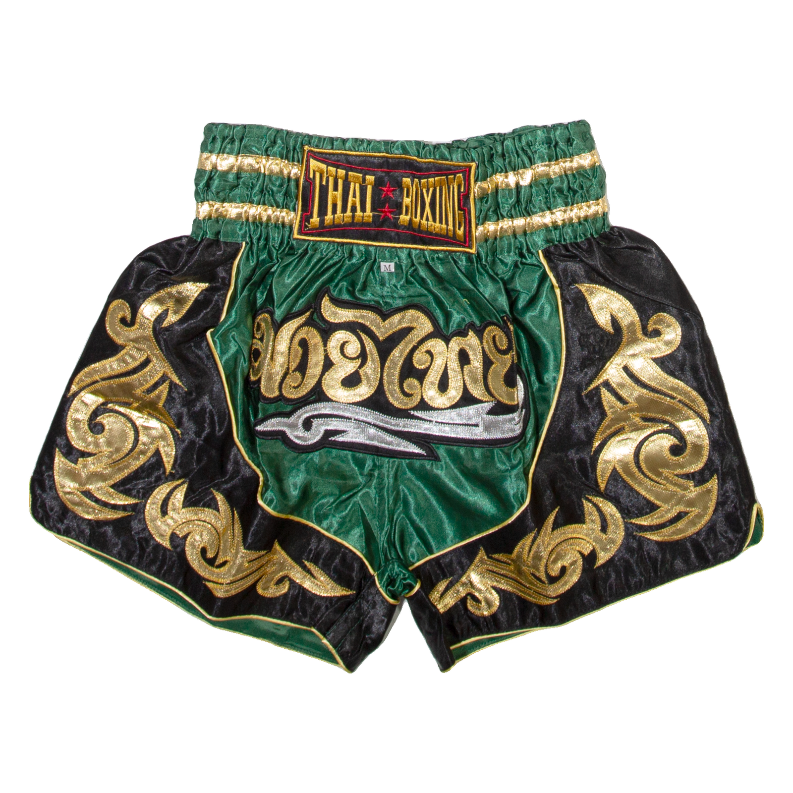 THAI BOXING Mens Sports Shorts Green M W24 Refurbished - N/A refurbished available on Cerqular