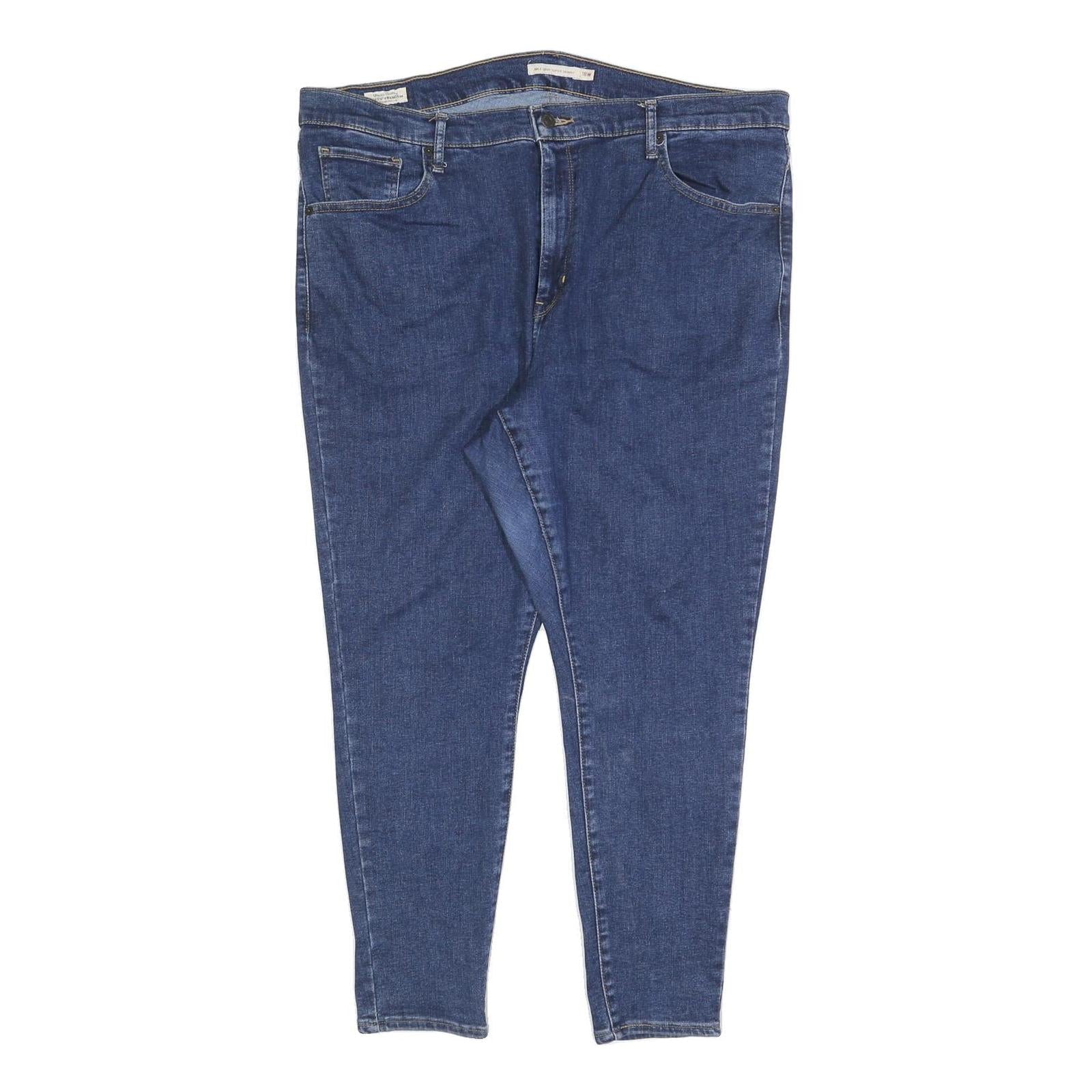 LEVI'S Womens Blue Slim Skinny Denim Cotton Blend Jeans W40 L28 Classic Zip Refurbished - N/A refurbished available on Cerqular