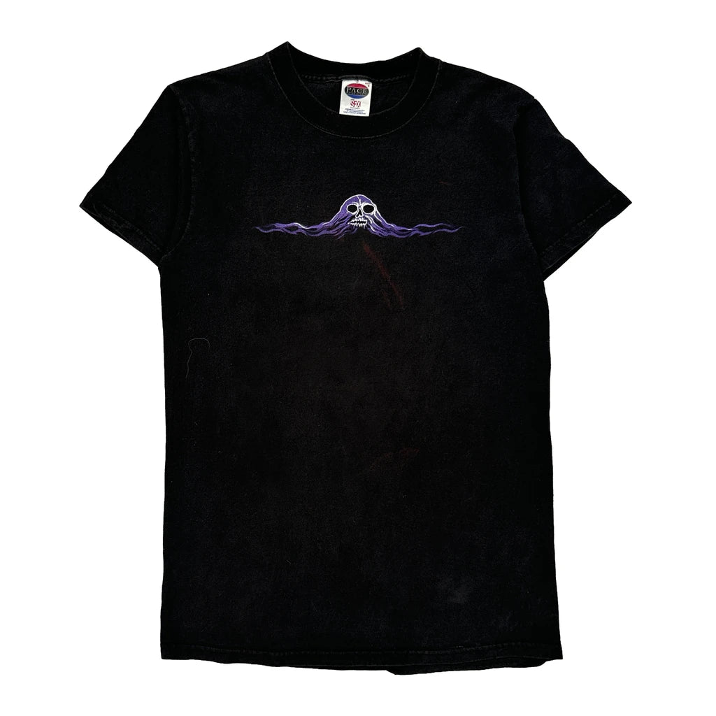 Grave Digger Monster Truck Racing Pace Graphic T-Shirt - Small Black Cotton Refurbished - Thrifted (note: this is a term often used to describe second- refurbished available on Cerqular