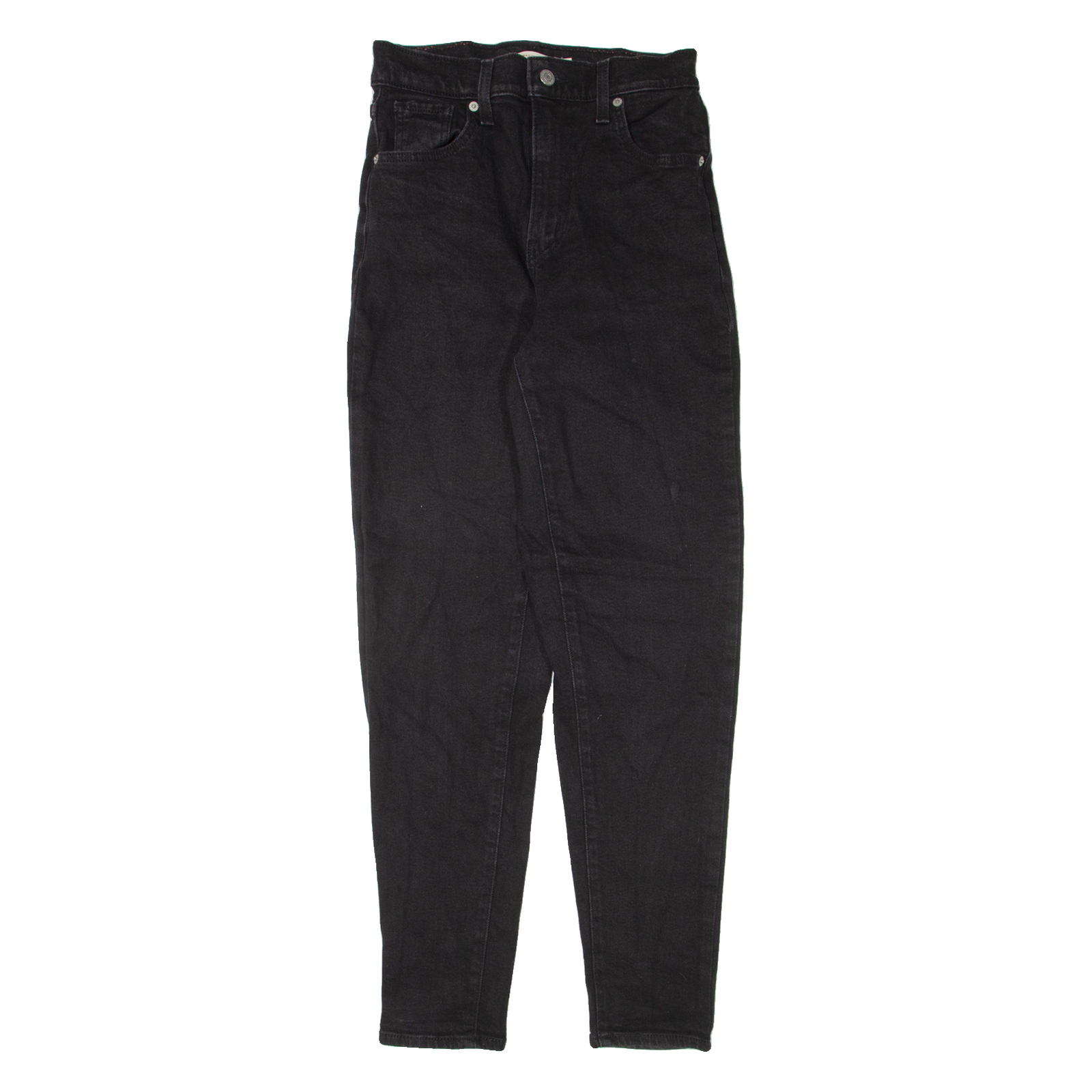 LEVI'S High Waisted Womens Jeans Black Regular Mom W24 L29 Refurbished - N/A refurbished available on Cerqular