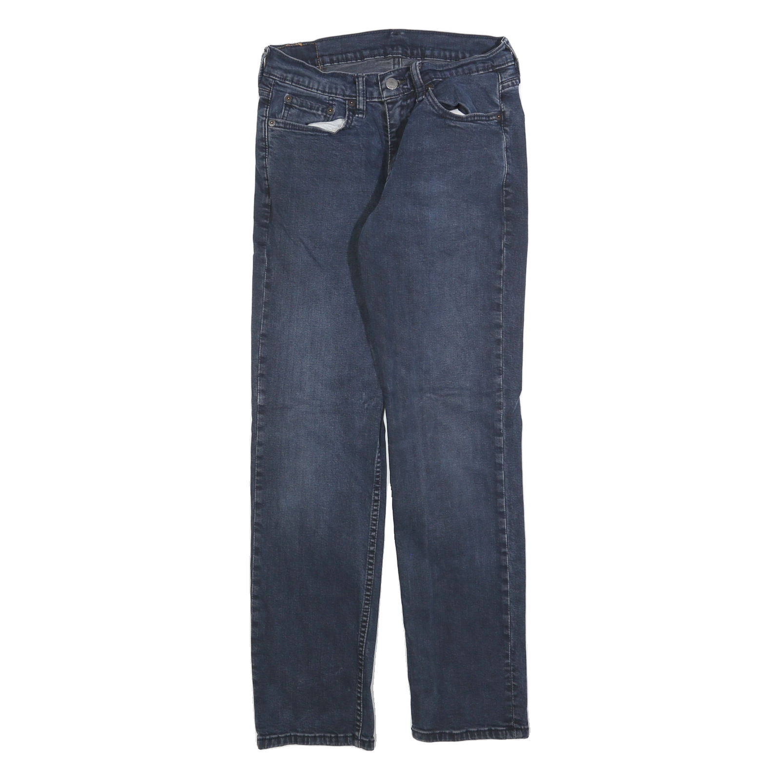 LEVI'S 514 Classic Mens Jeans Blue Classic Straight Denim Medium W29 L30 Refurbished - N/A refurbished available on Cerqular