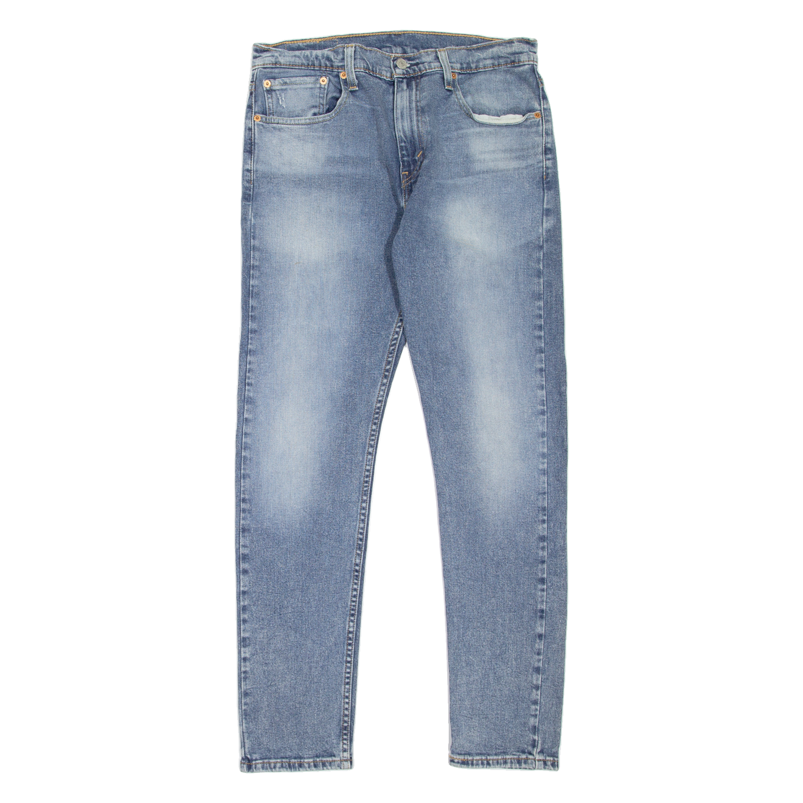 LEVI'S 512 Jeans Mens Blue Slim Tapered Stone Wash W32 L32 Refurbished - N/A refurbished available on Cerqular