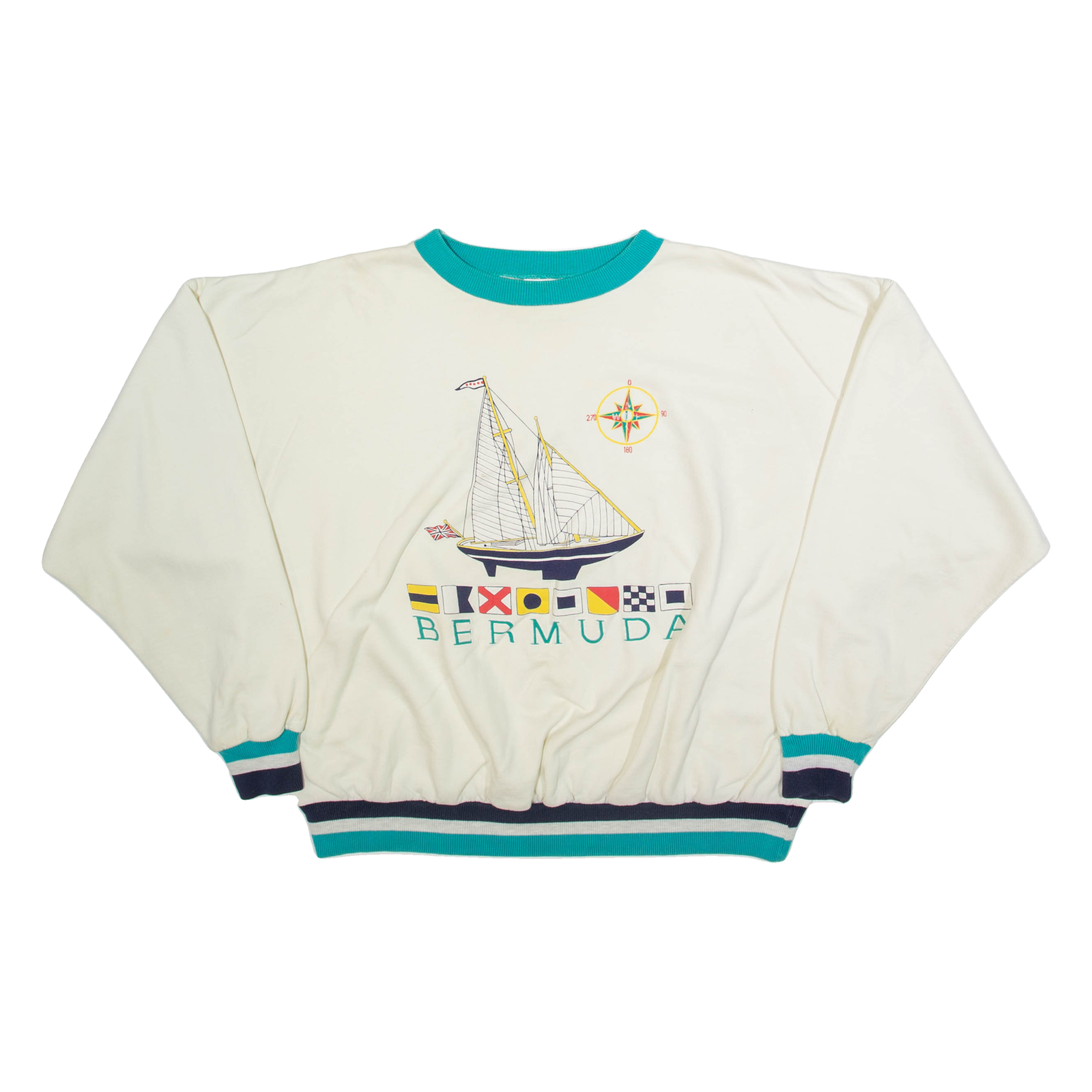 BERMUDA Mens Sweatshirt Cream L Refurbished - N/A refurbished available on Cerqular