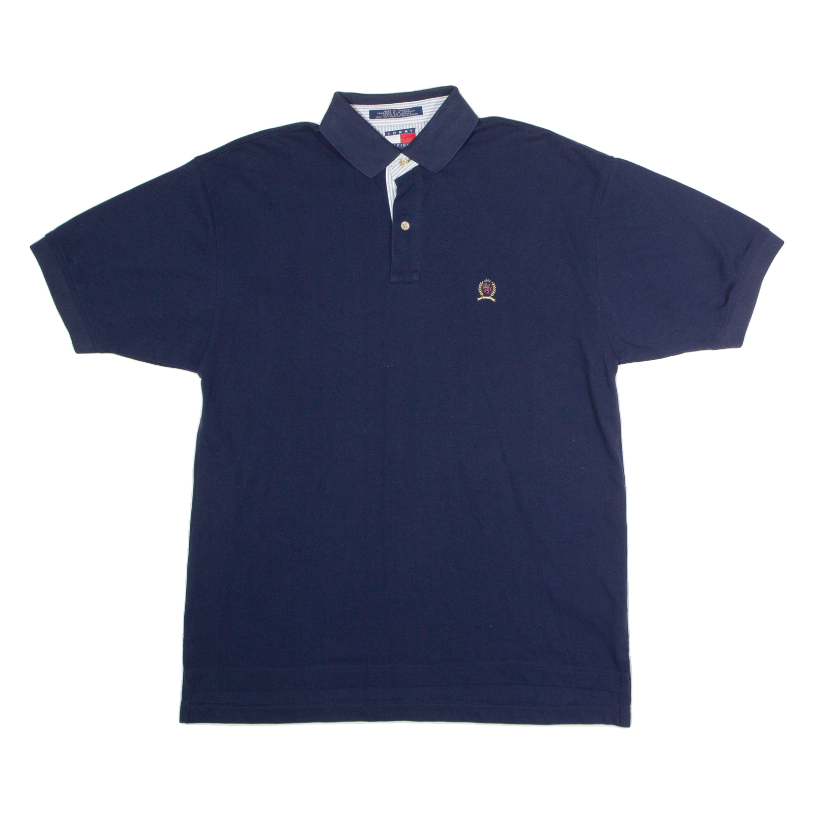 TOMMY HILFIGER Mens Polo Shirt Blue M Refurbished - N/A refurbished available on Cerqular