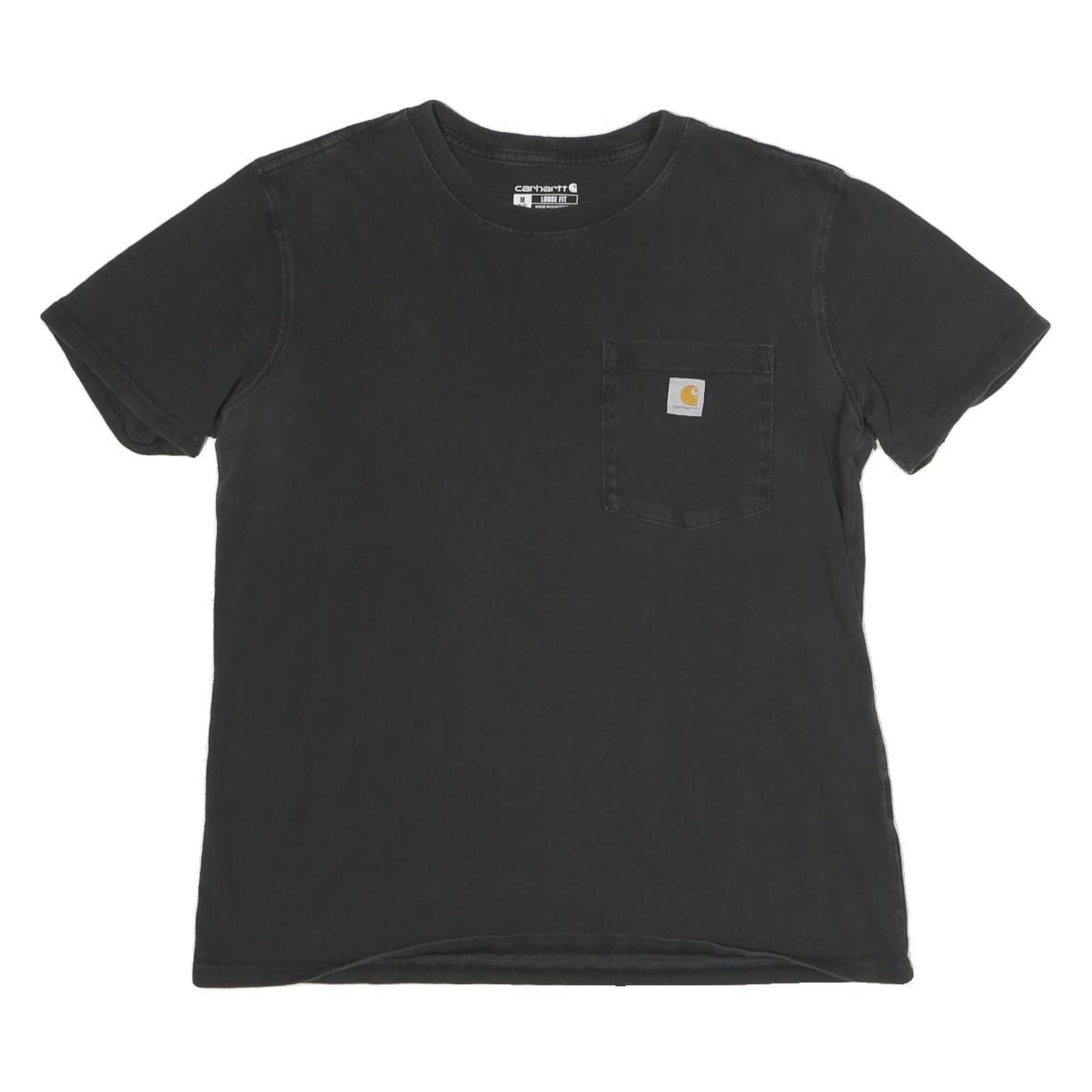 CARHARTT Womens Black Pocket T-Shirt M Short Sleeve Crew Neck Cotton Blend Refurbished - N/A refurbished available on Cerqular