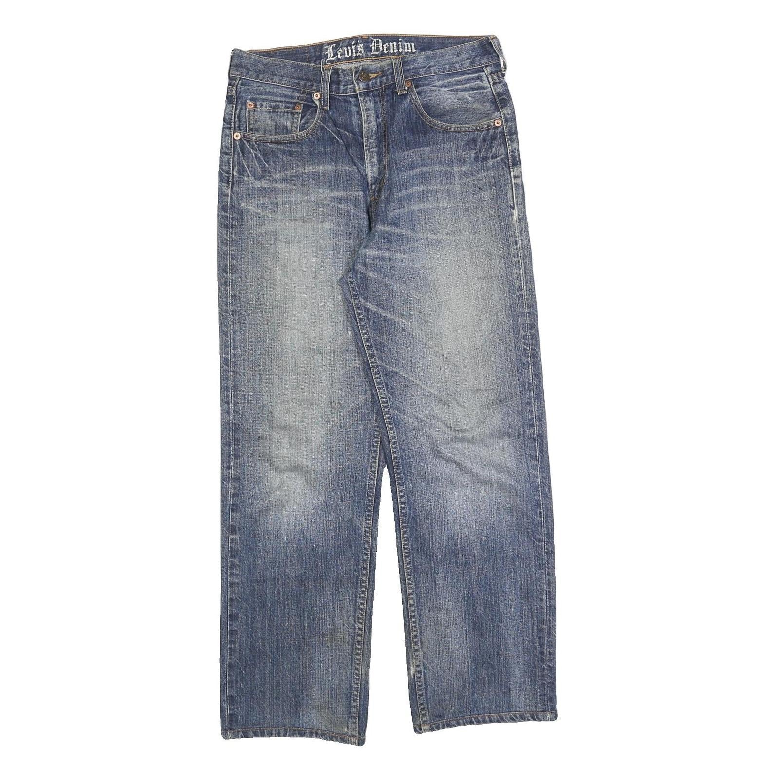 LEVI'S 620 Mens Jeans Blue Regular Straight Denim Medium W30 L29 Classic Fit Refurbished - N/A refurbished available on Cerqular