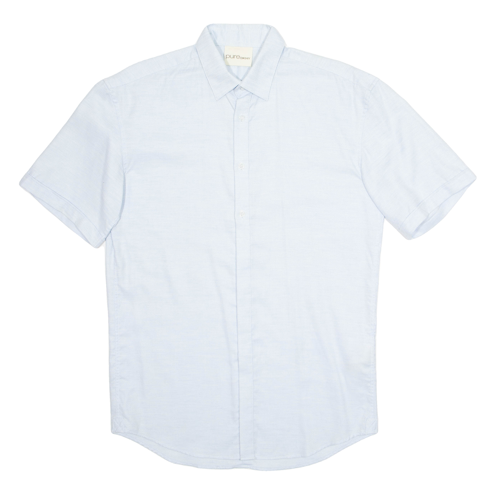 DKNY Mens Plain Shirt Blue S Refurbished - N/A refurbished available on Cerqular