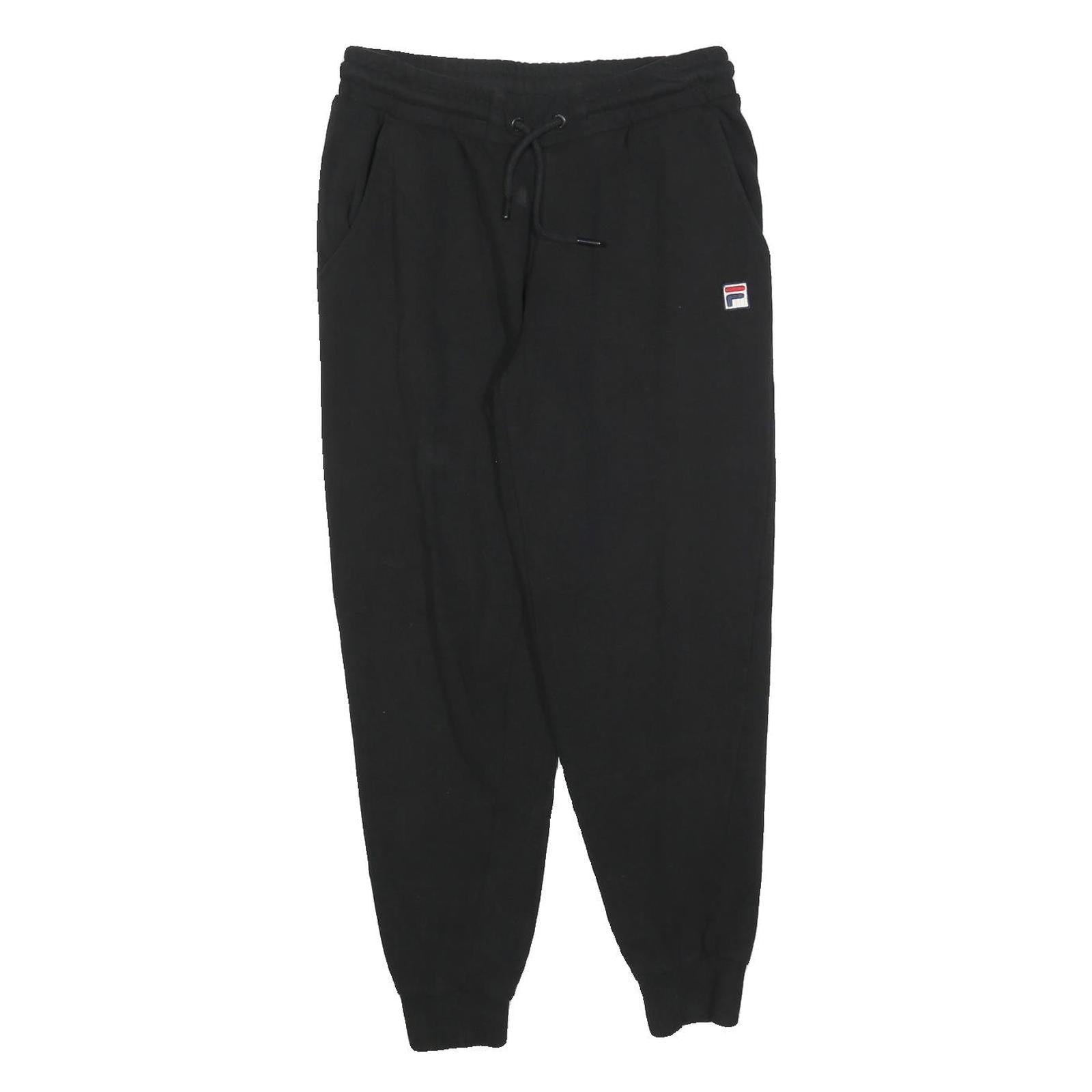 Buy FILA Womens Joggers Black S W28 L27 Cotton Blend Slim Tapered Fit Sweatpants Refurbished - $31.19 FILA Womens Joggers Black S W28 L27 Cotton Blend Slim Tapered Fit Sweatpants Refurbished - N/A refurbished available on Cerqular