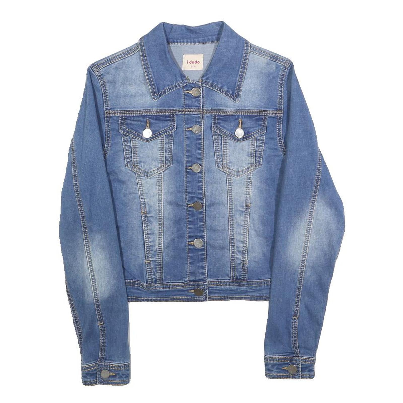 Buy I DODO Womens Blue Denim Jacket S Cotton Blend Button Closure Classic Fit Casual Refurbished - $45.49 I DODO Womens Blue Denim Jacket S Cotton Blend Button Closure Classic Fit Casual Refurbished - N/A refurbished available on Cerqular