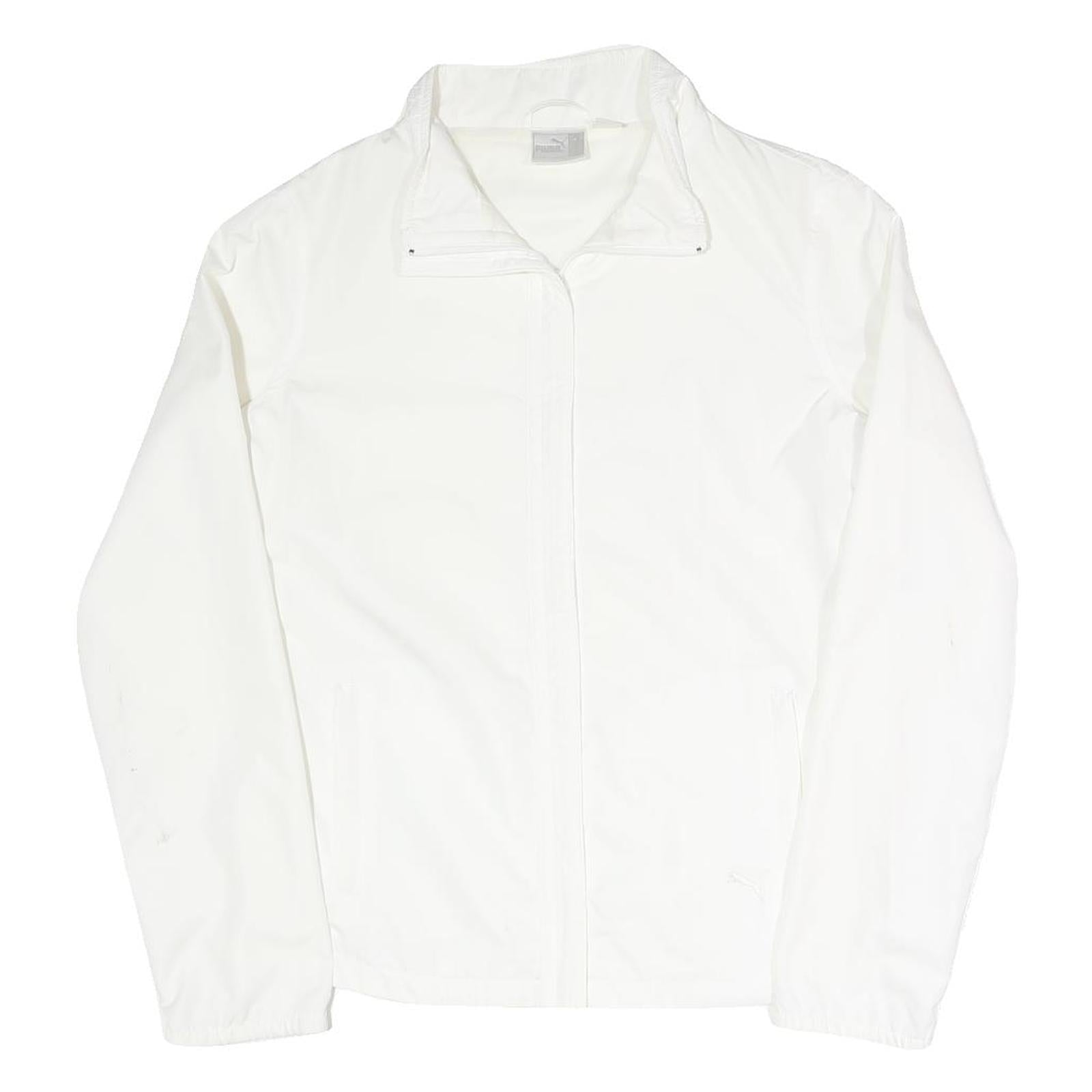 Buy PUMA Womens White Jacket UK 10 Polyester Blend Plain Zip Lightweight Sportswear Refurbished - $36.39 PUMA Womens White Jacket UK 10 Polyester Blend Plain Zip Lightweight Sportswear Refurbished - N/A refurbished available on Cerqular