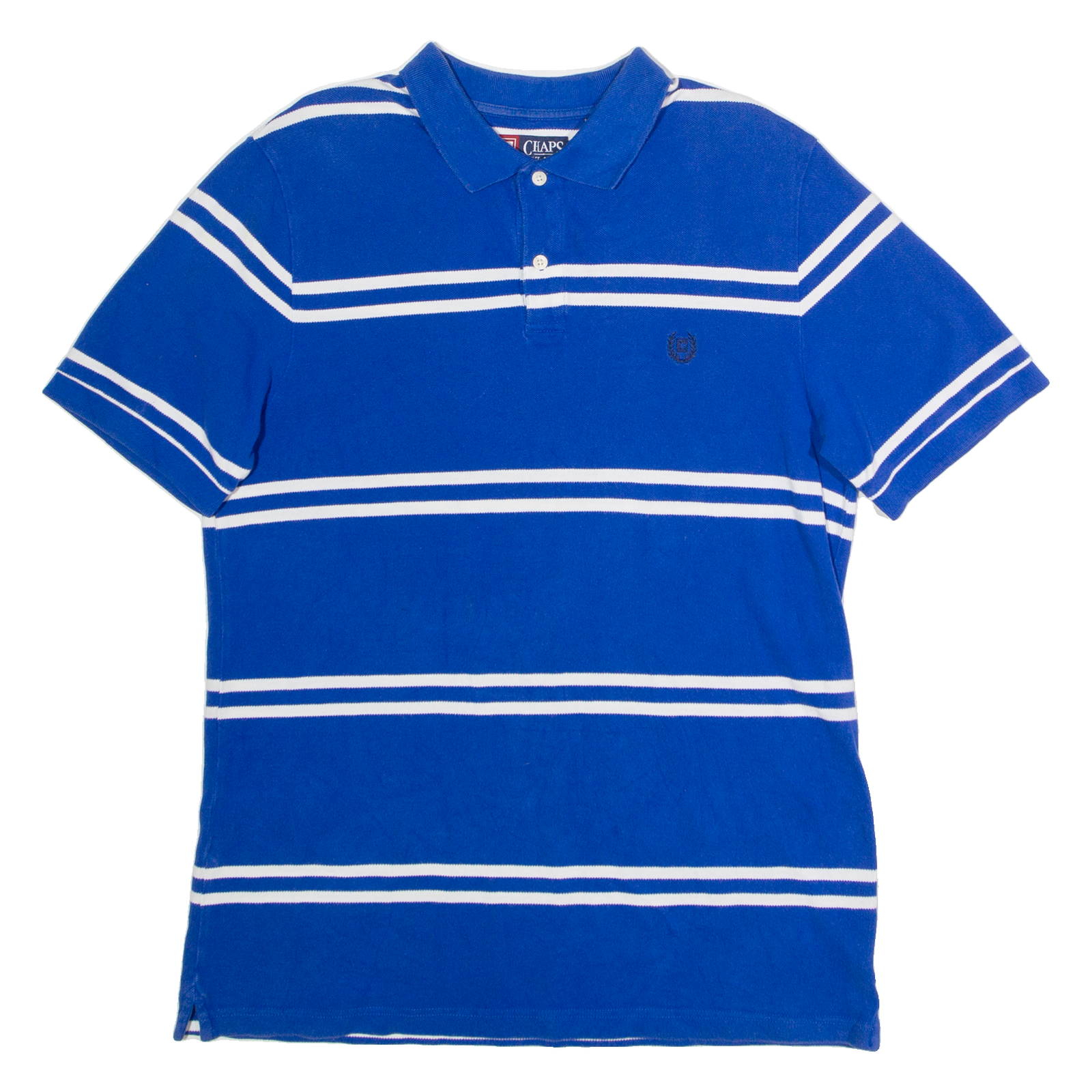 Buy CHAPS Mens Polo Shirt Blue Striped L Refurbished - $25.99 CHAPS Mens Polo Shirt Blue Striped L Refurbished - N/A refurbished available on Cerqular